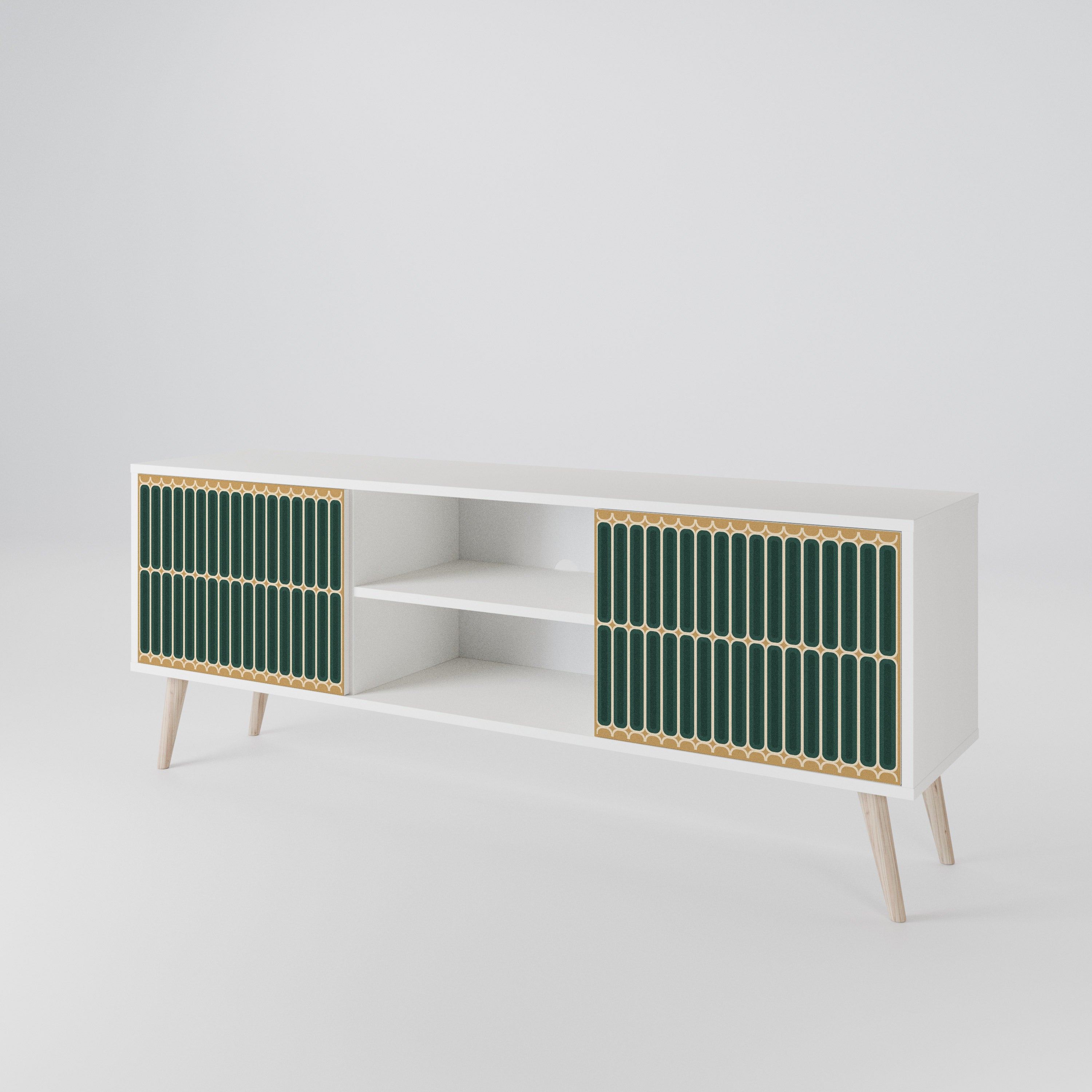 ILUSION GATE Mueble de TV de 2 Puertas
