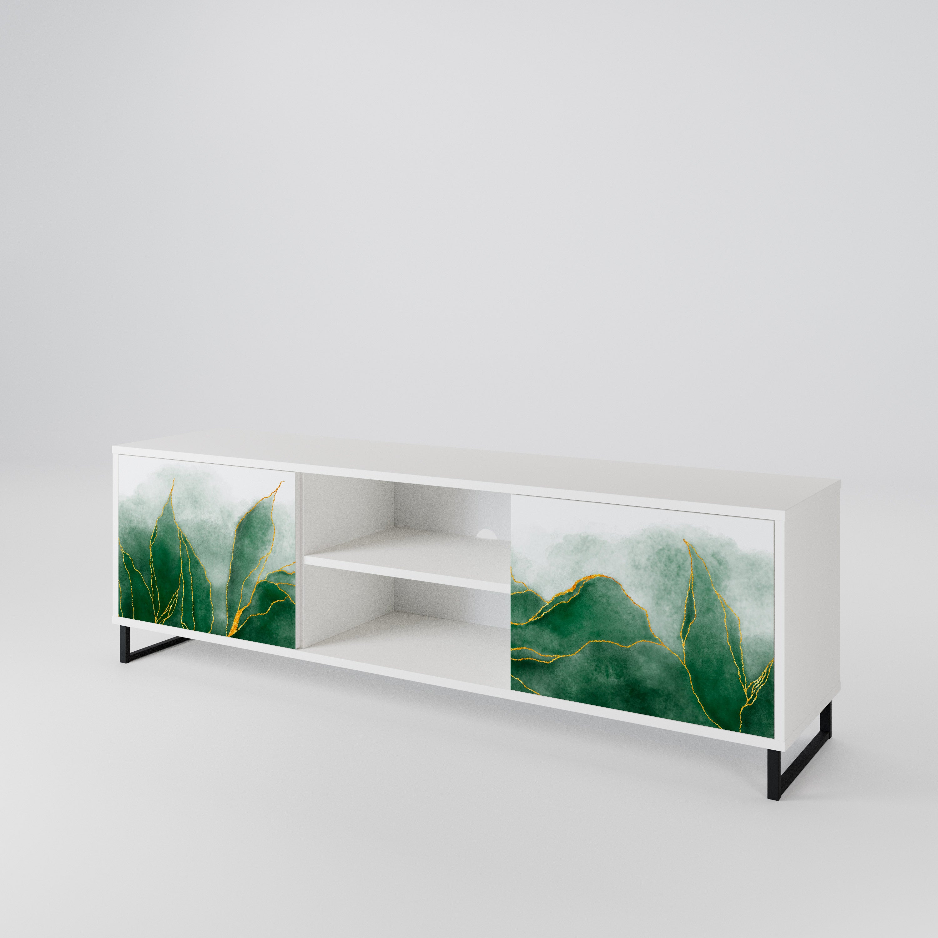 EXPENSIVE NATURE Mueble de TV de 2 Puertas