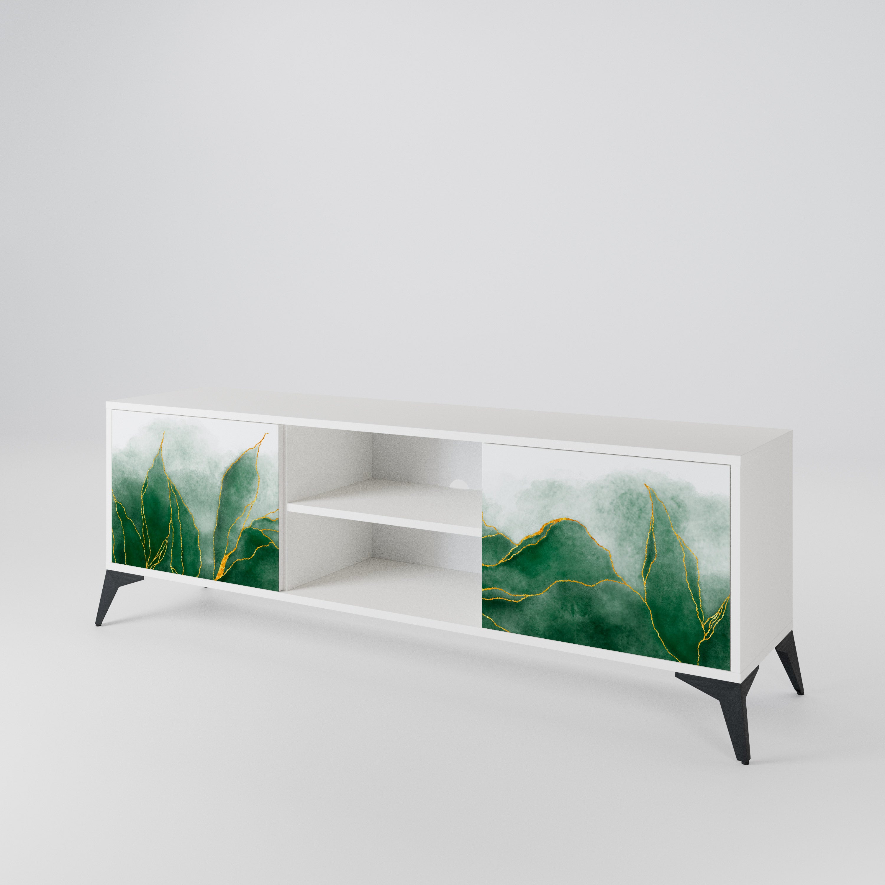 EXPENSIVE NATURE Mueble de TV de 2 Puertas