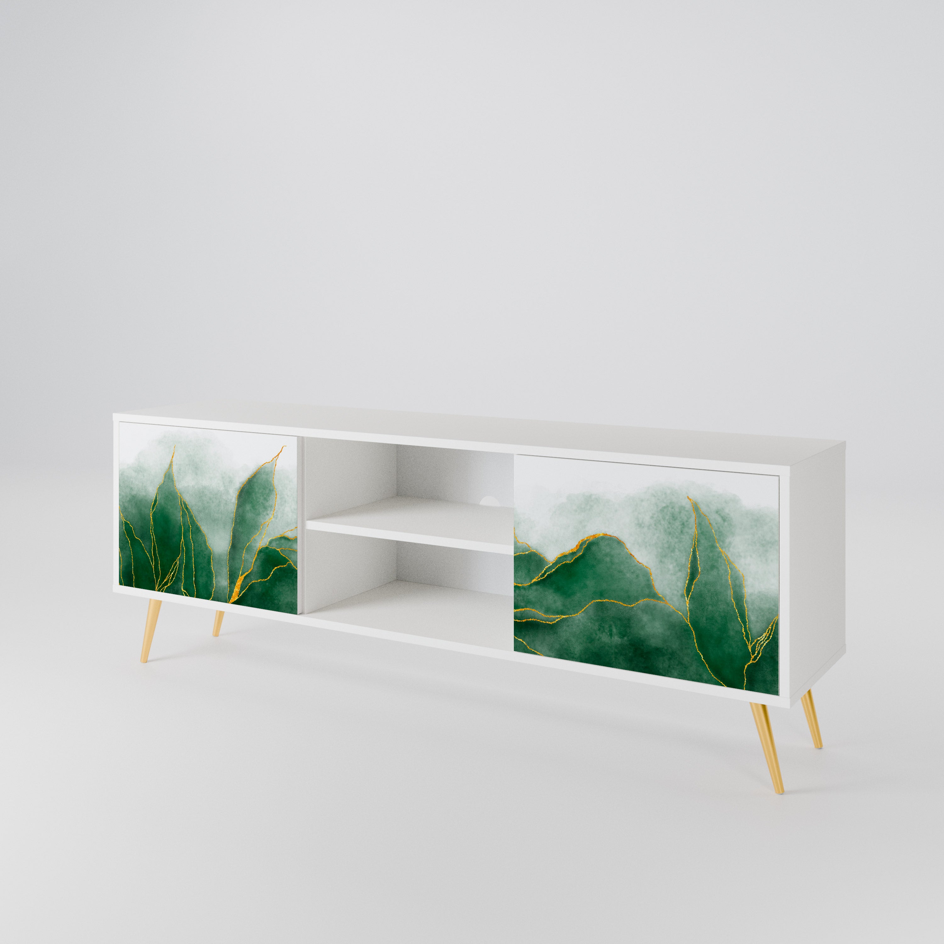 EXPENSIVE NATURE Mueble de TV de 2 Puertas