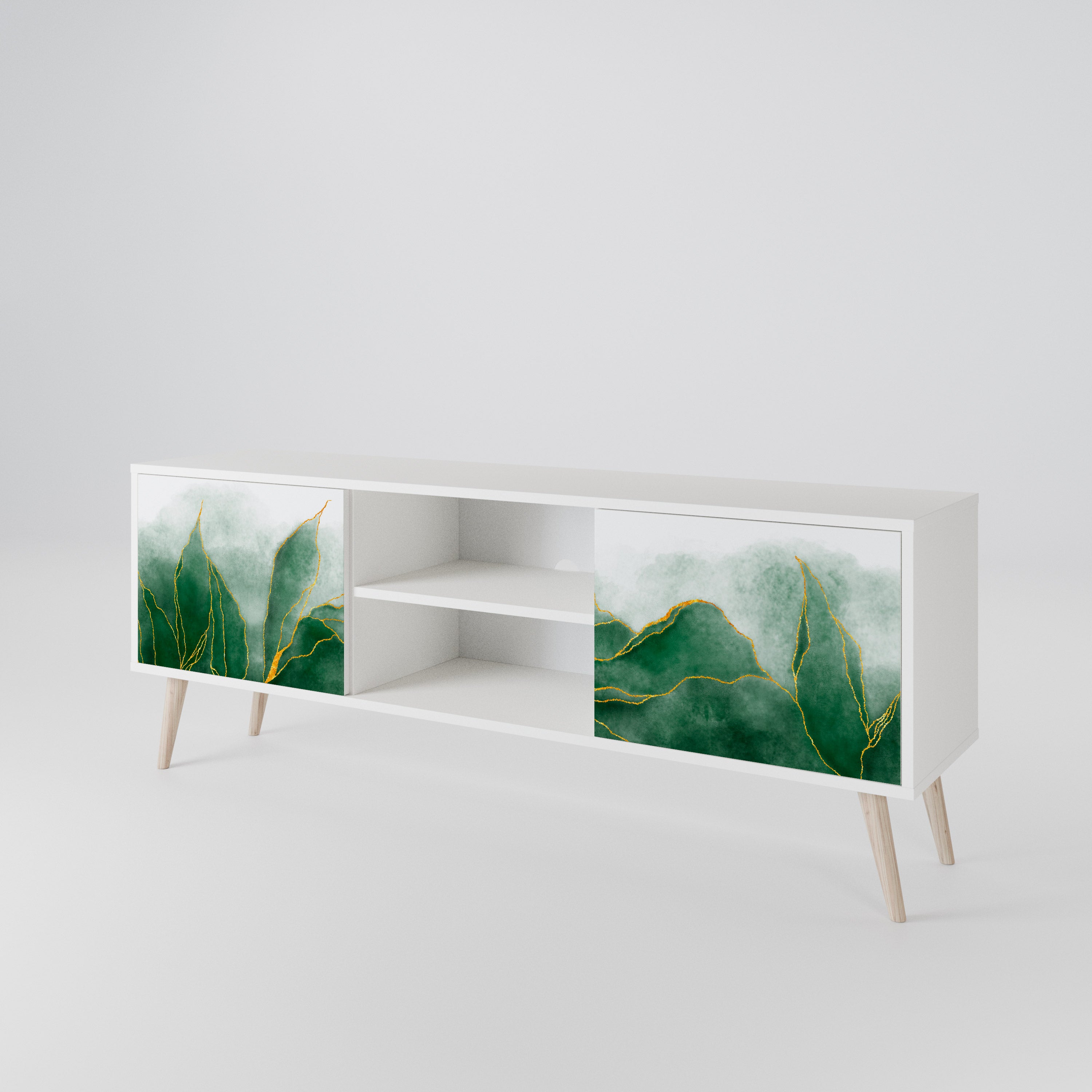 EXPENSIVE NATURE Mueble de TV de 2 Puertas