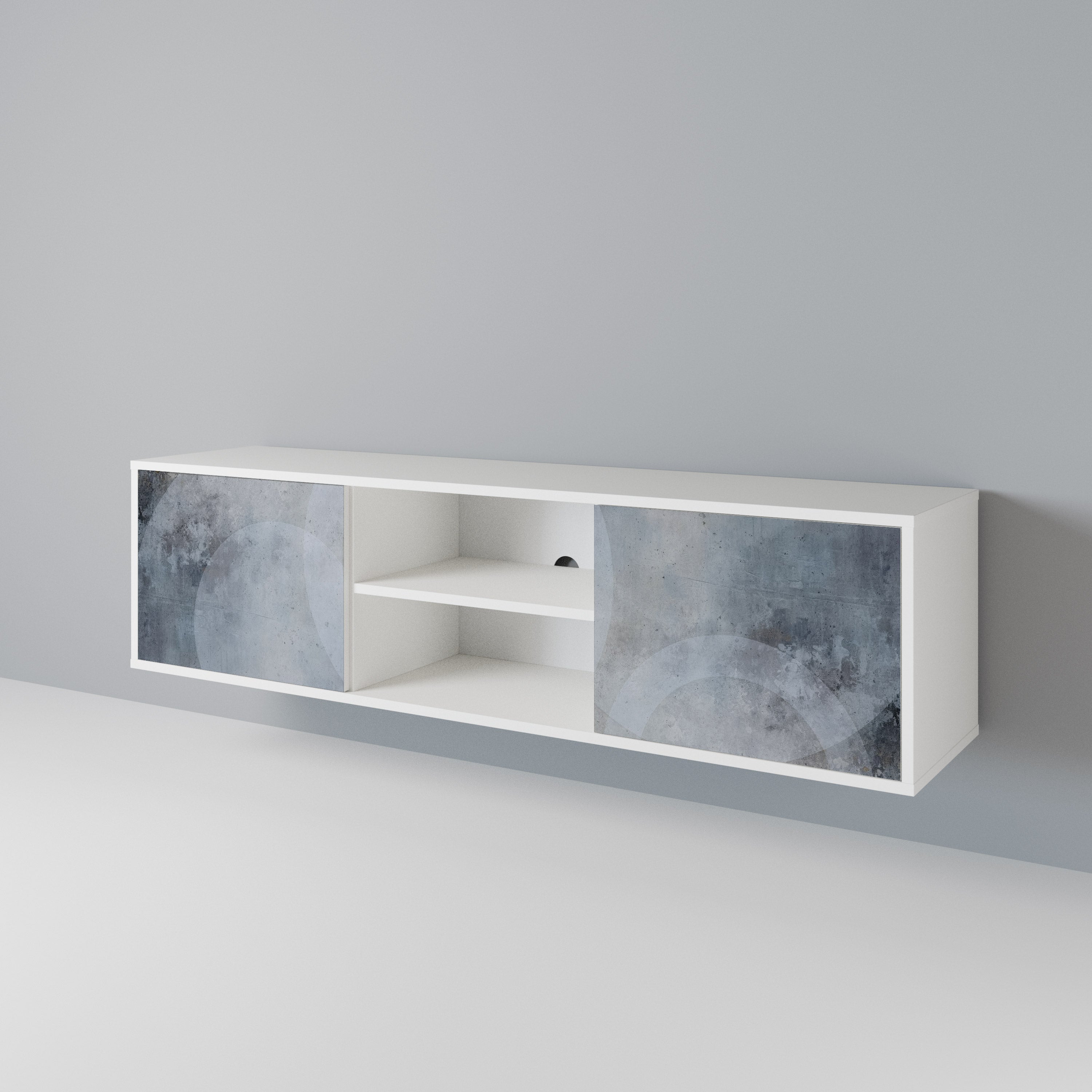 MUTED ARC Mueble de TV de 2 Puertas