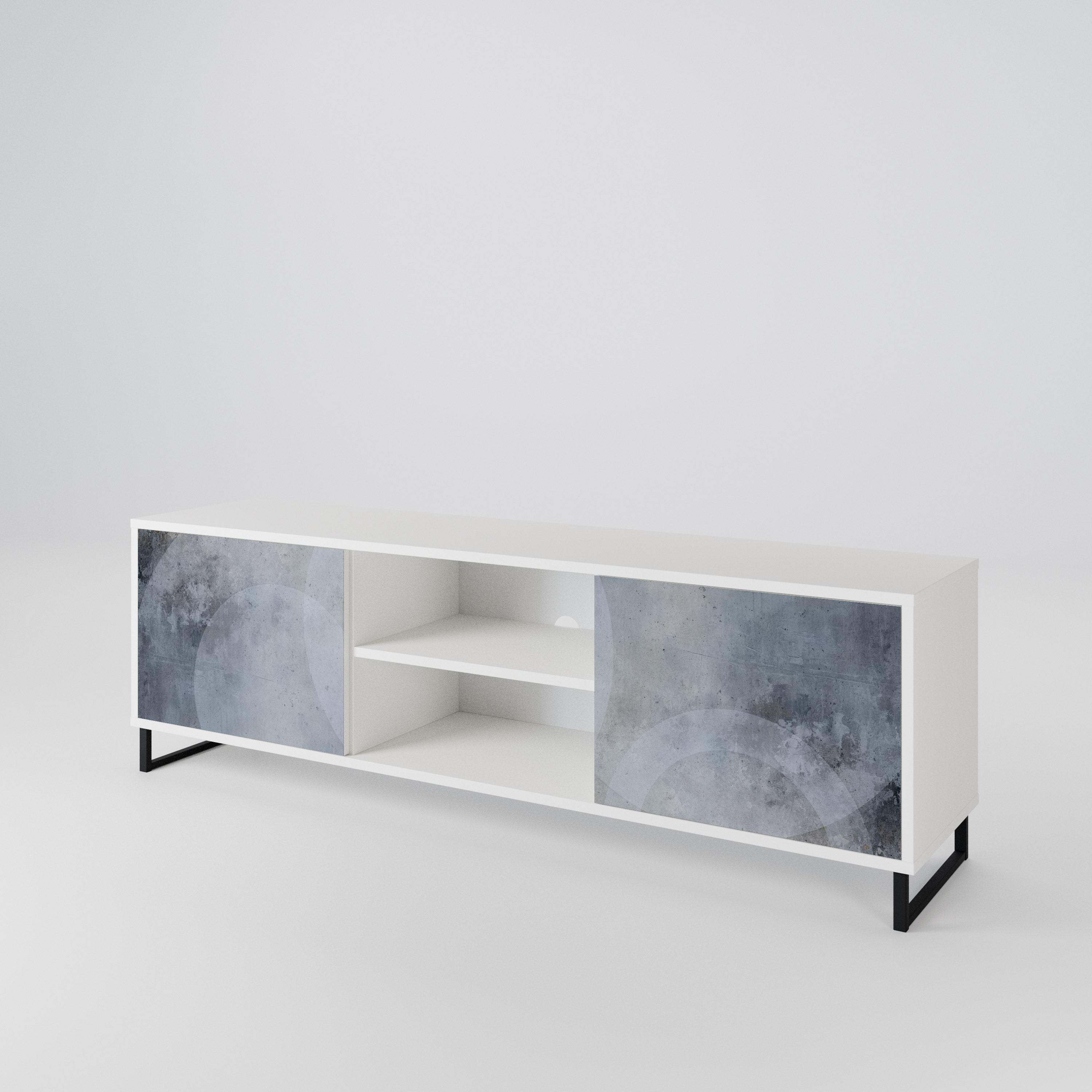 MUTED ARC Mueble de TV de 2 Puertas