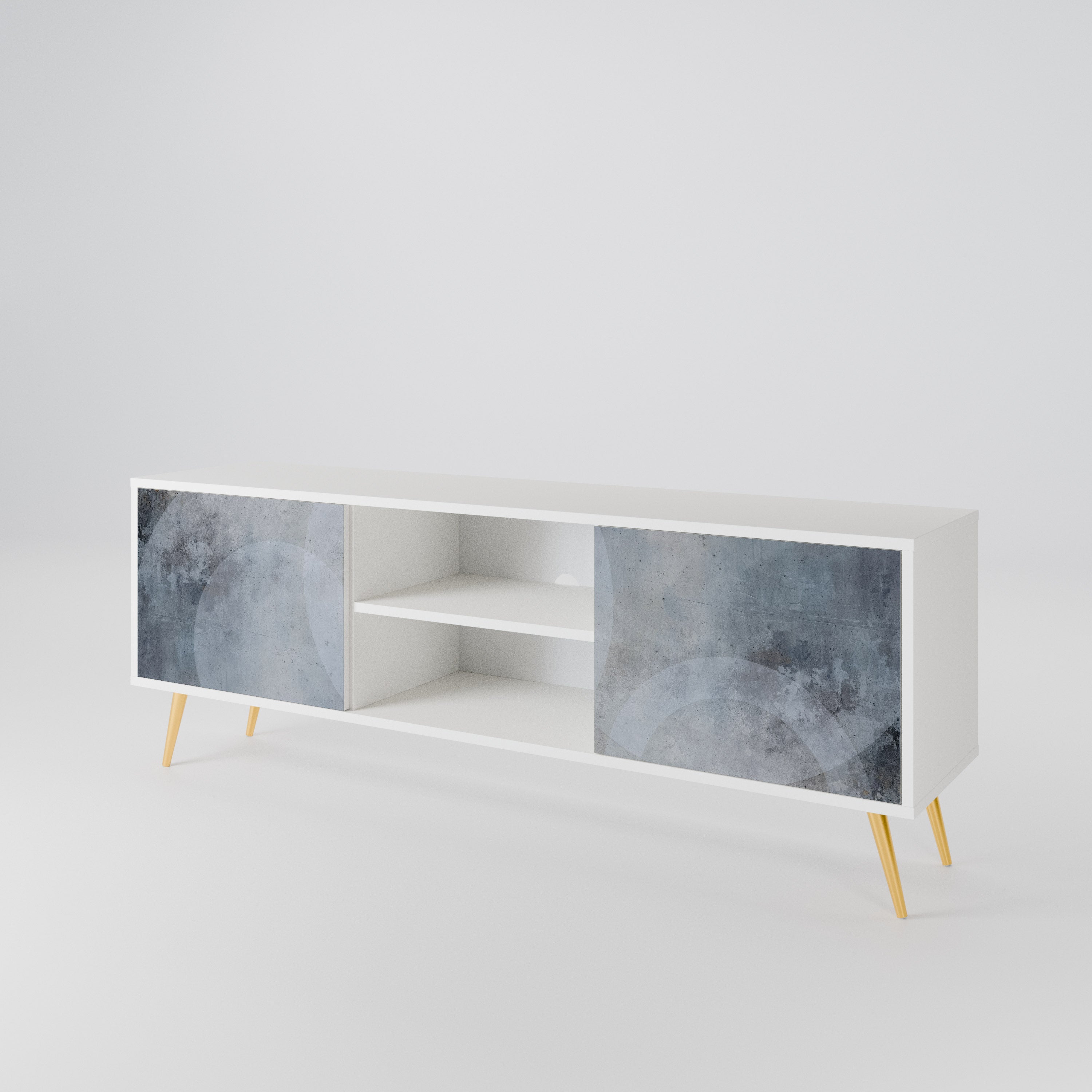 MUTED ARC Mueble de TV de 2 Puertas