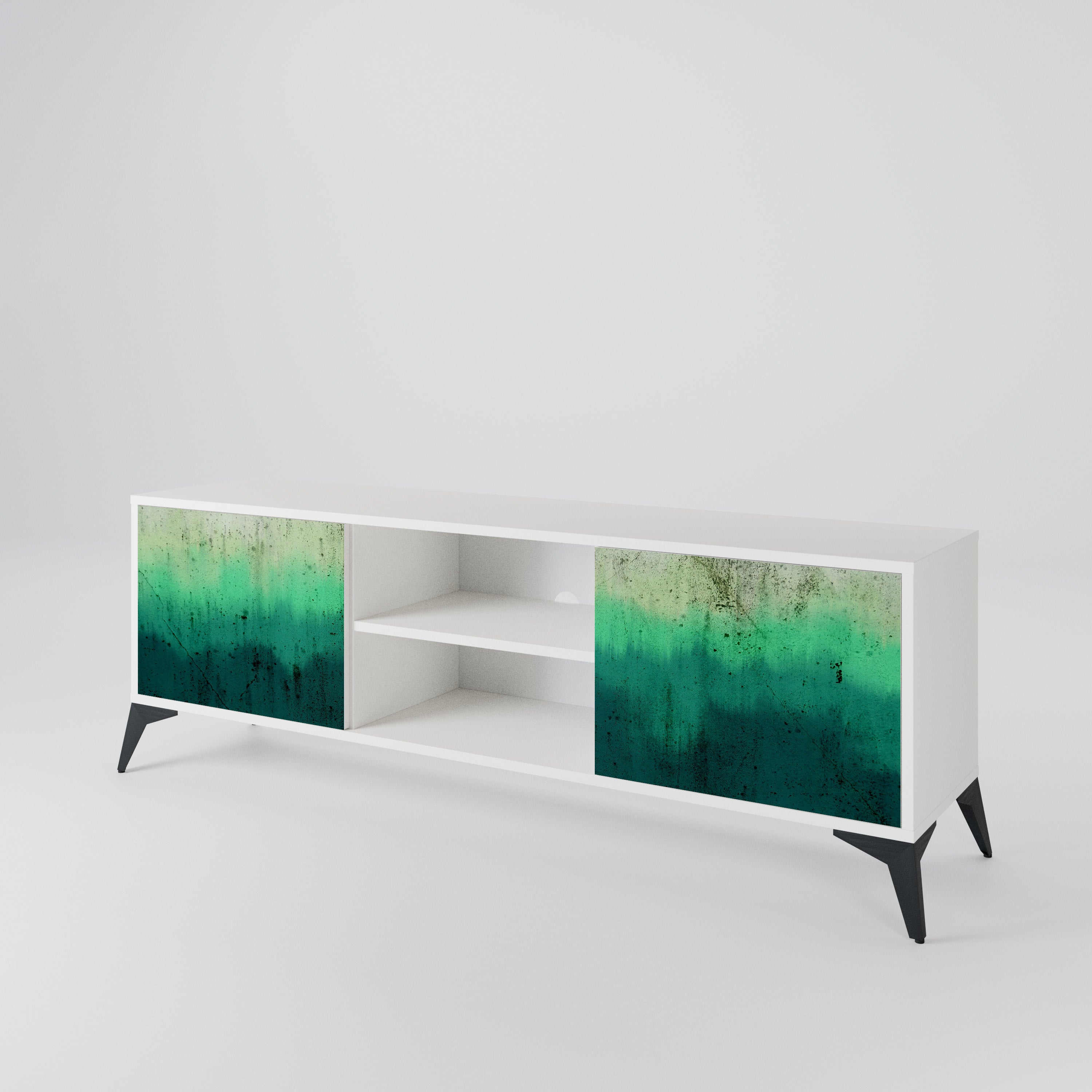 NORTHERN LIGHTS Mueble de TV de 2 Puertas