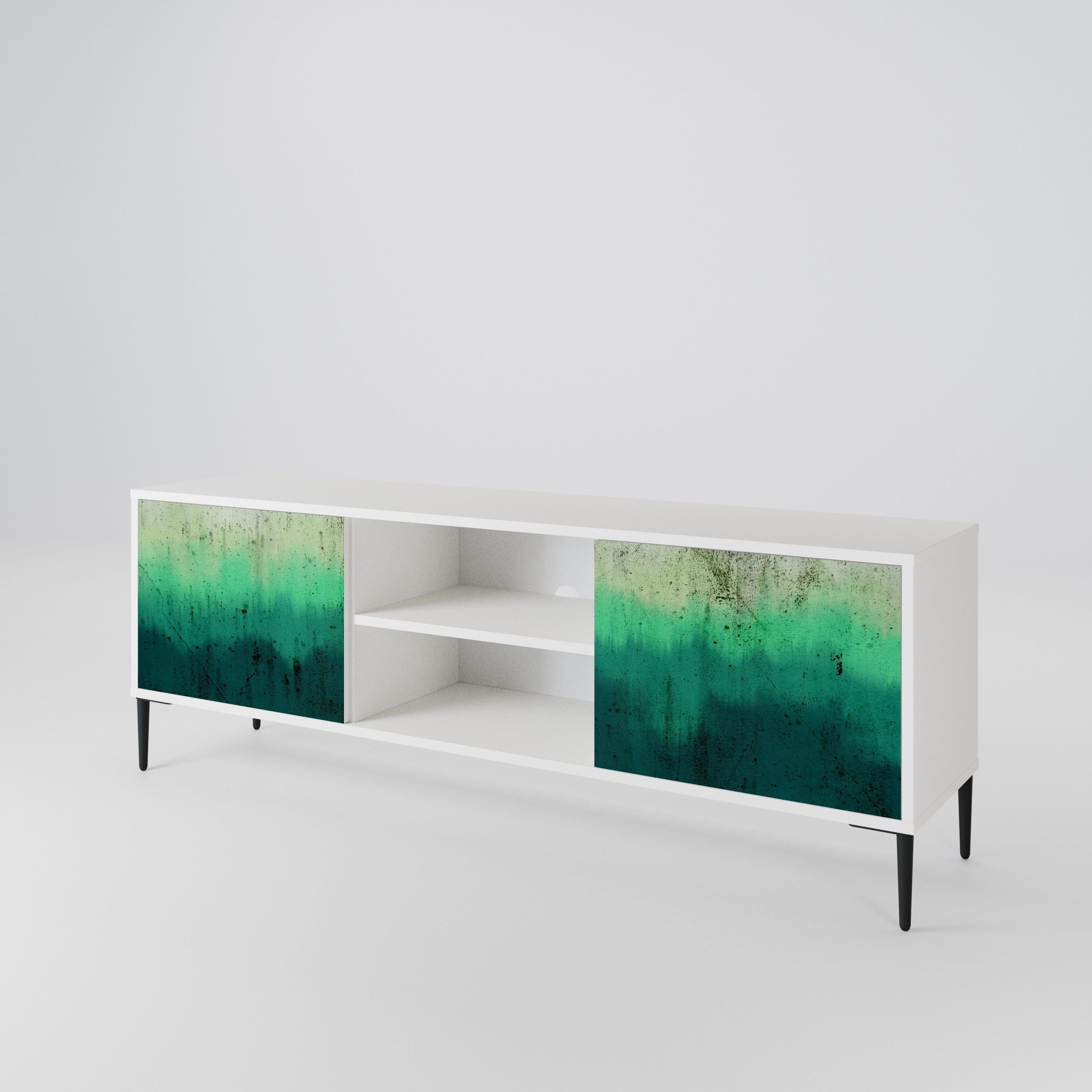 NORTHERN LIGHTS Mueble de TV de 2 Puertas