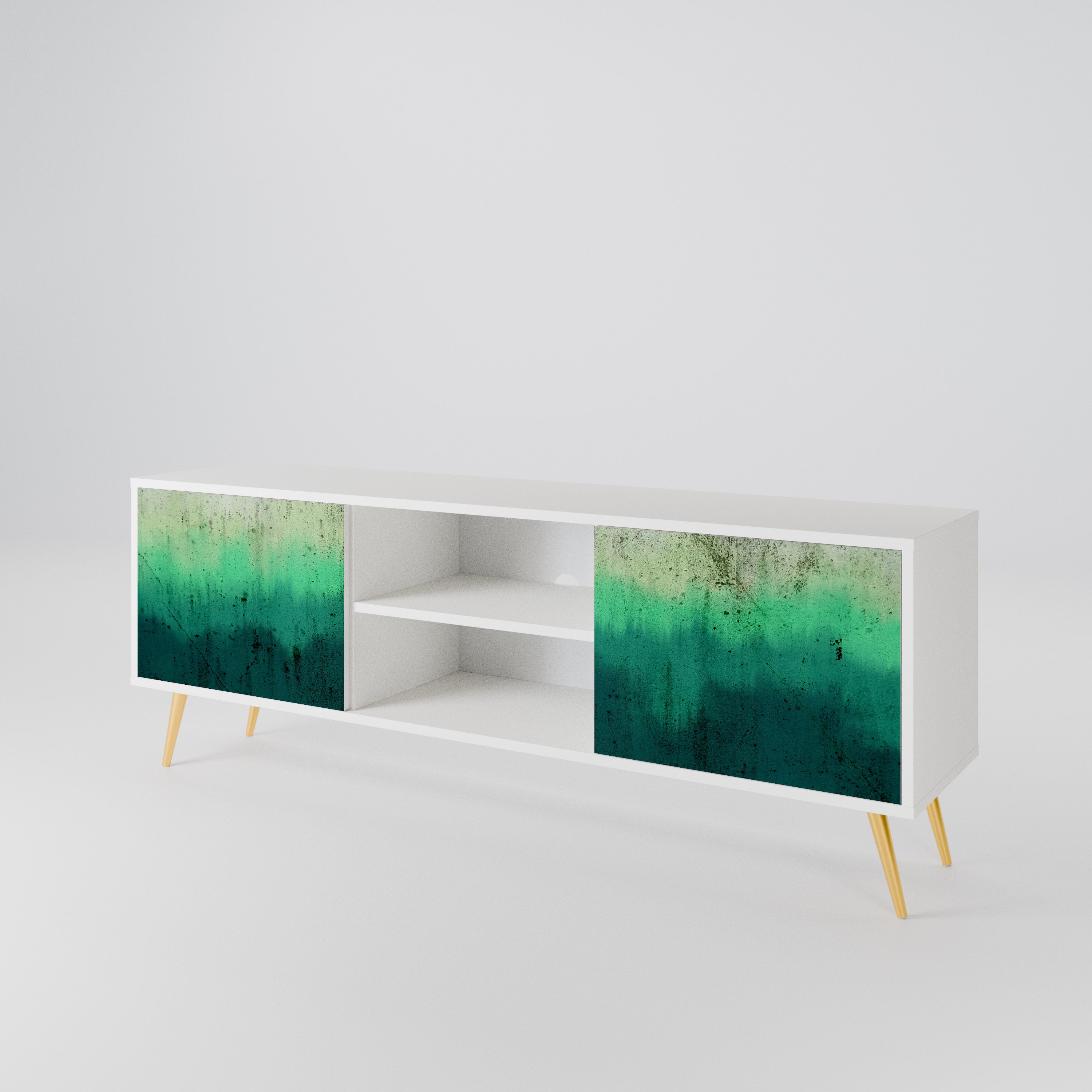 NORTHERN LIGHTS Mueble de TV de 2 Puertas