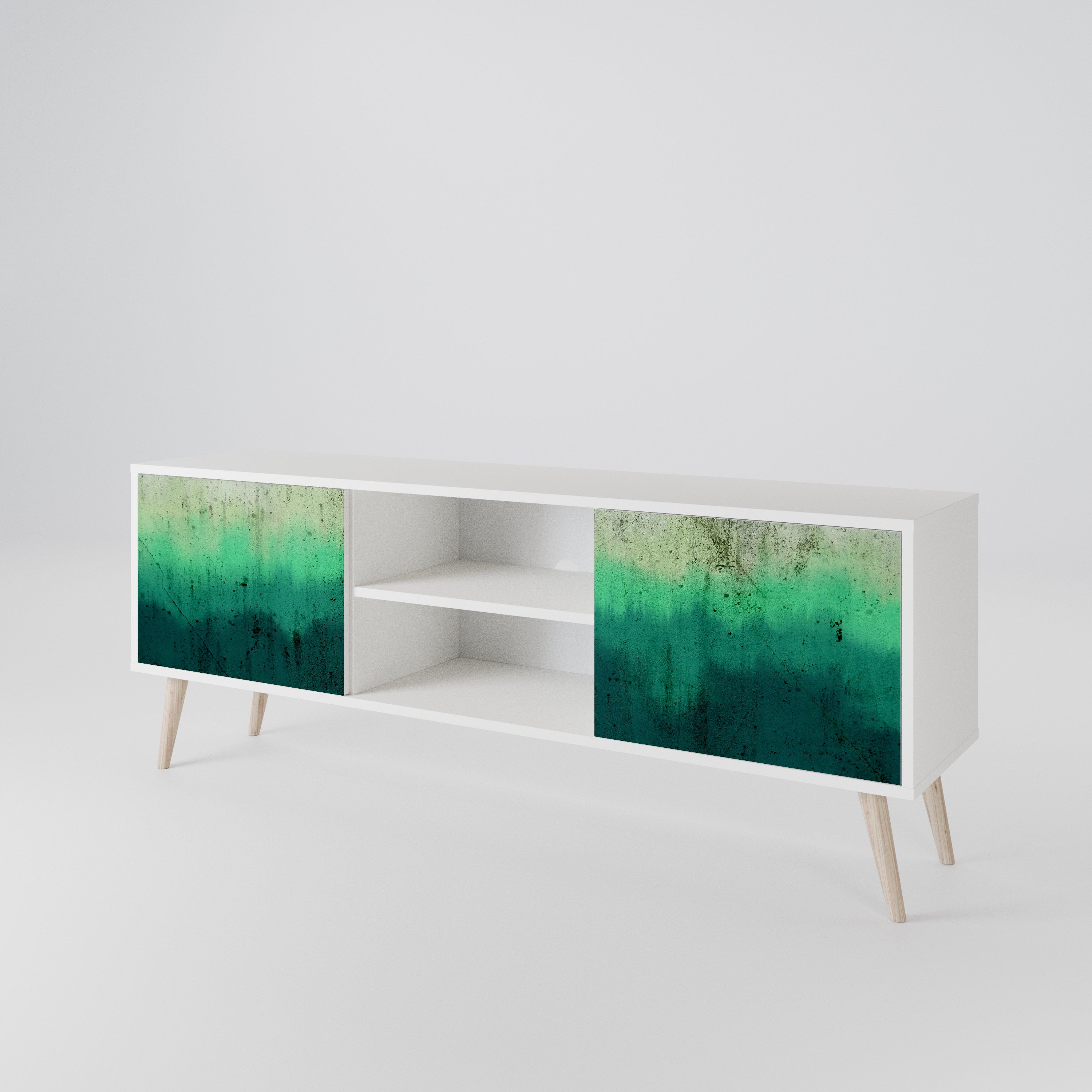 NORTHERN LIGHTS Mueble de TV de 2 Puertas