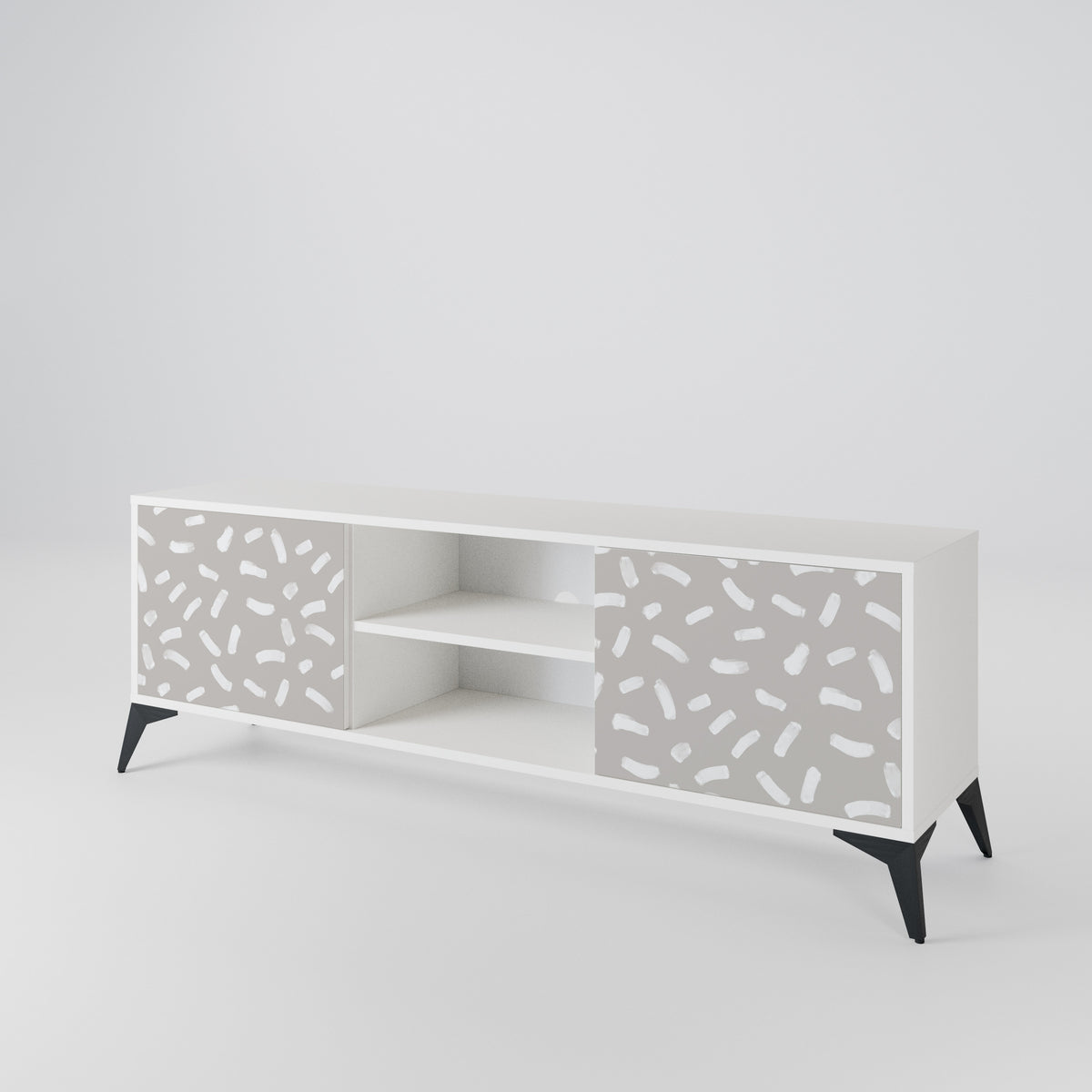 PASSING SECONDS Mueble de TV de 2 Puertas