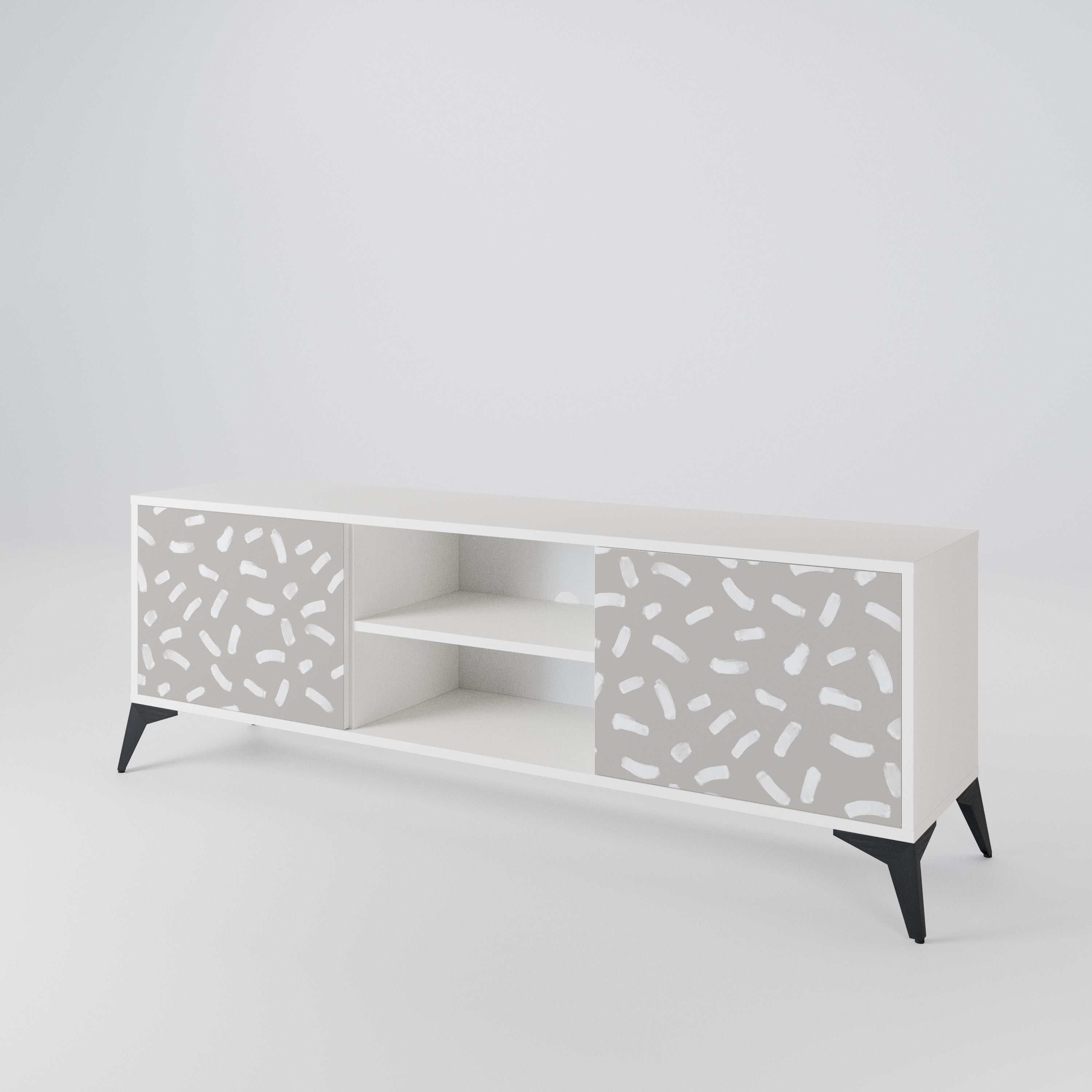 PASSING SECONDS Mueble de TV de 2 Puertas