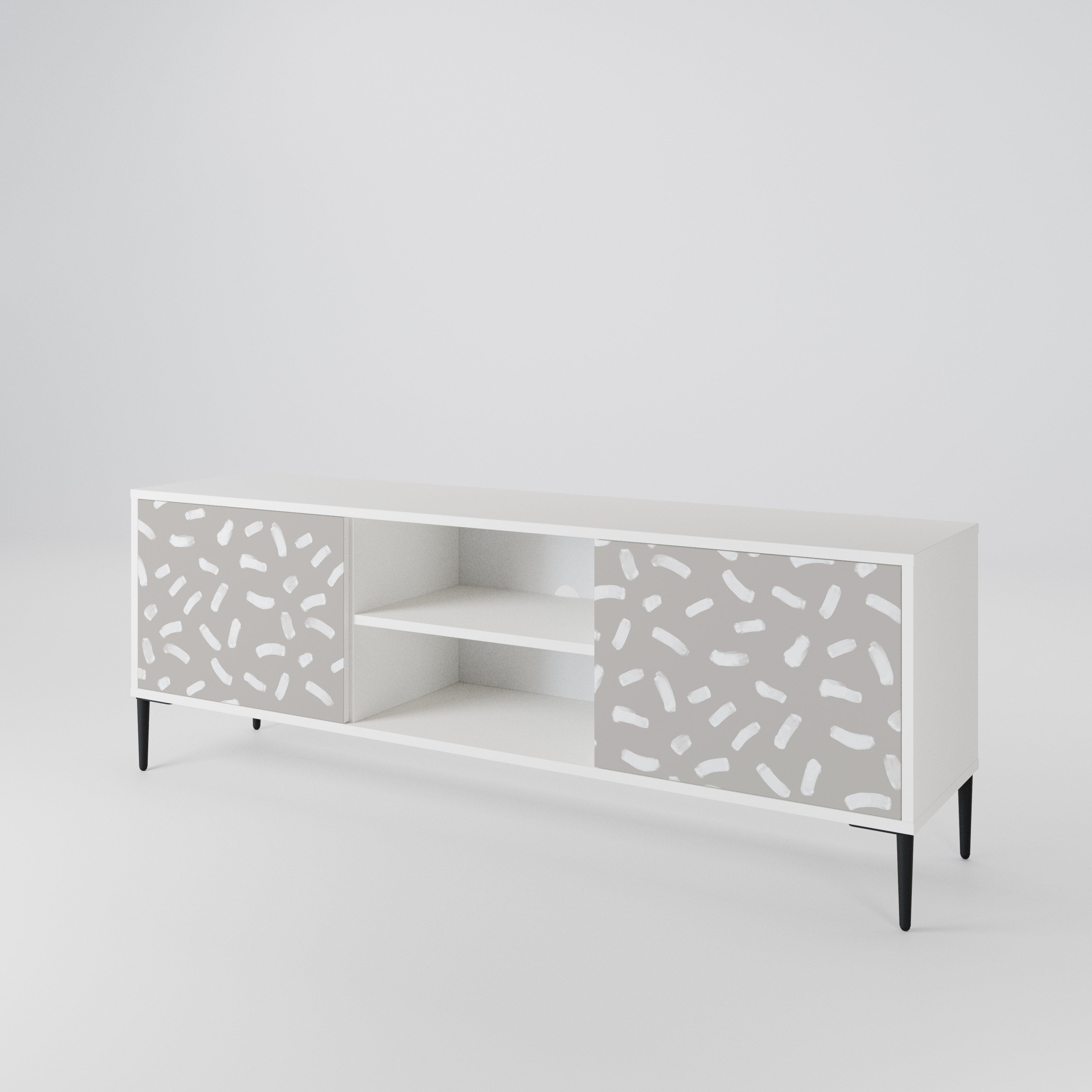 PASSING SECONDS Mueble de TV de 2 Puertas