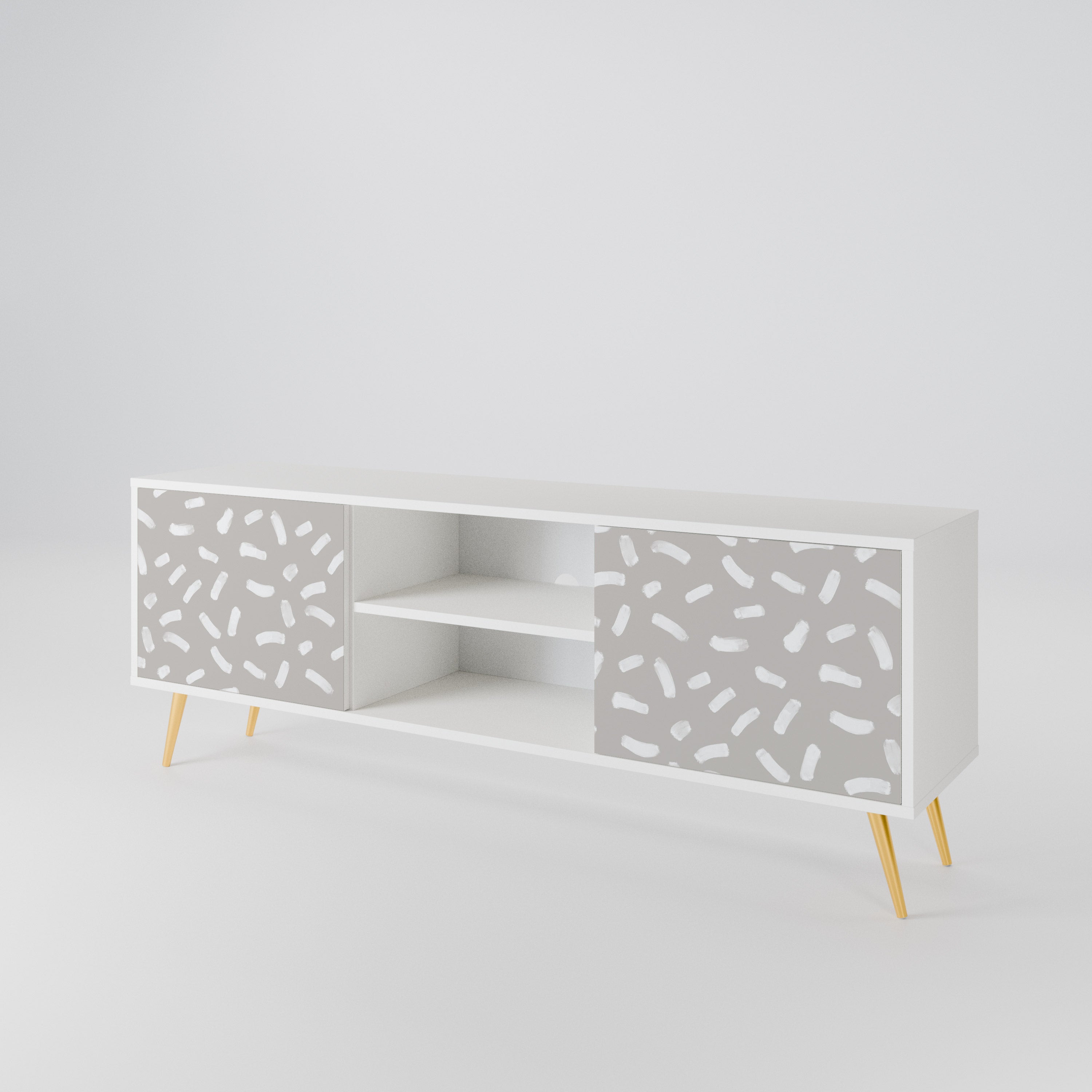 PASSING SECONDS Mueble de TV de 2 Puertas