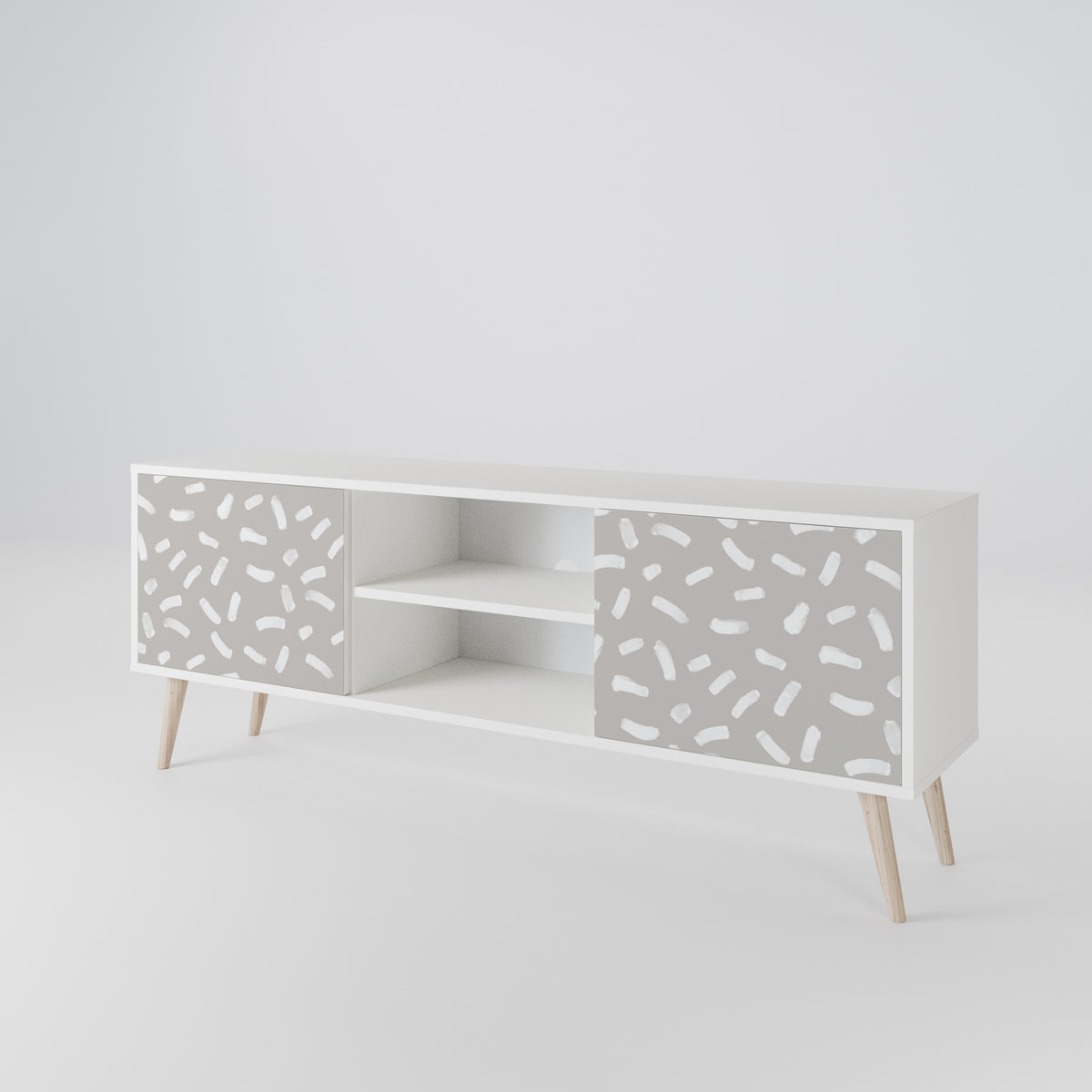 PASSING SECONDS Mueble de TV de 2 Puertas