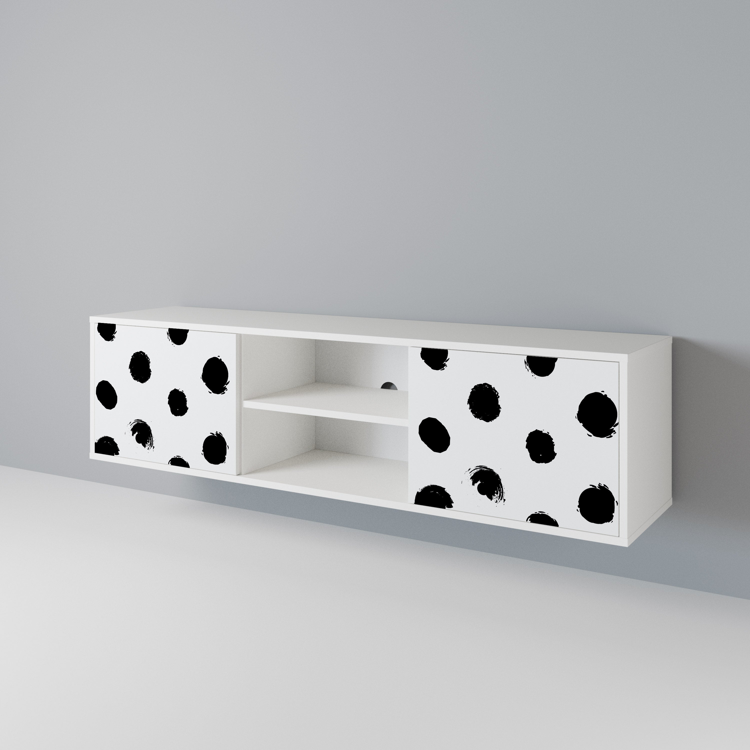 SLIPPING MINUTES Mueble de TV de 2 Puertas