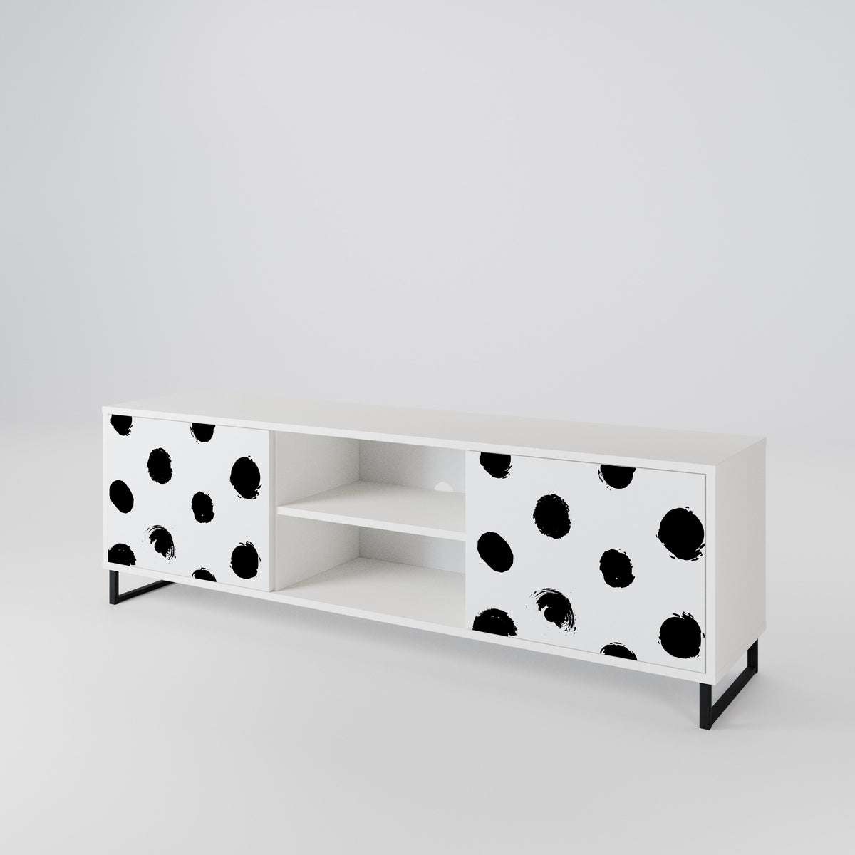 SLIPPING MINUTES Mueble de TV de 2 Puertas