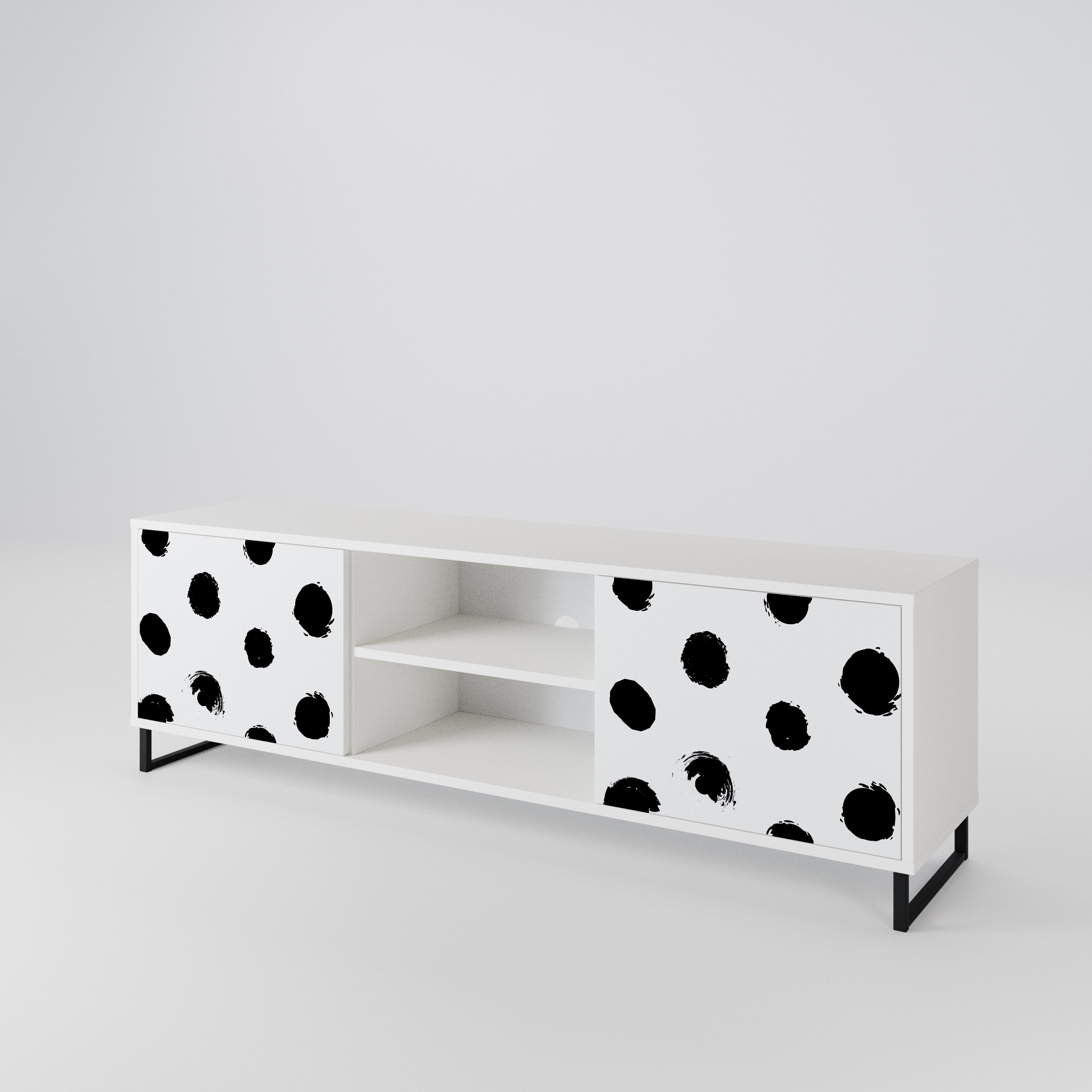 SLIPPING MINUTES Mueble de TV de 2 Puertas