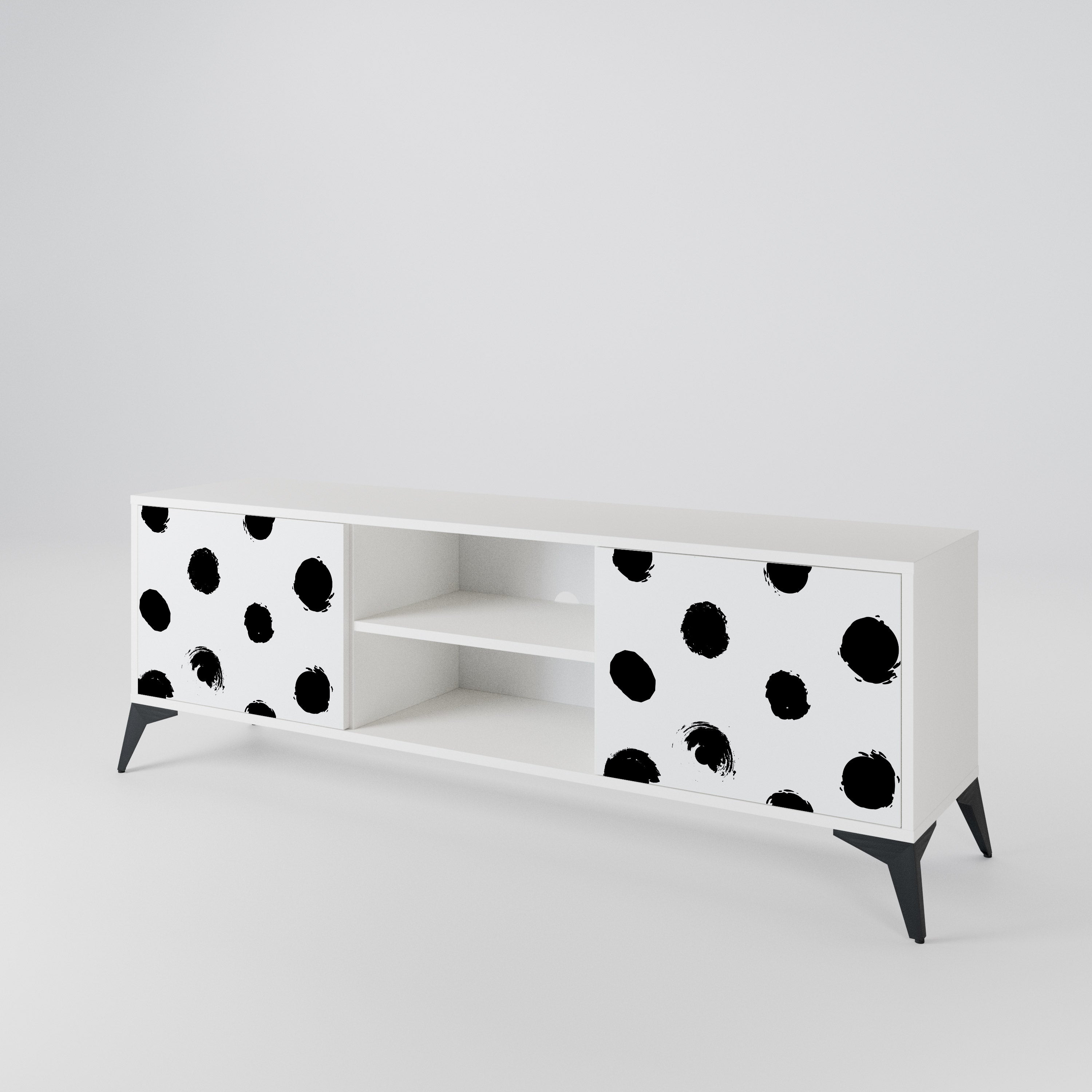 SLIPPING MINUTES Mueble de TV de 2 Puertas