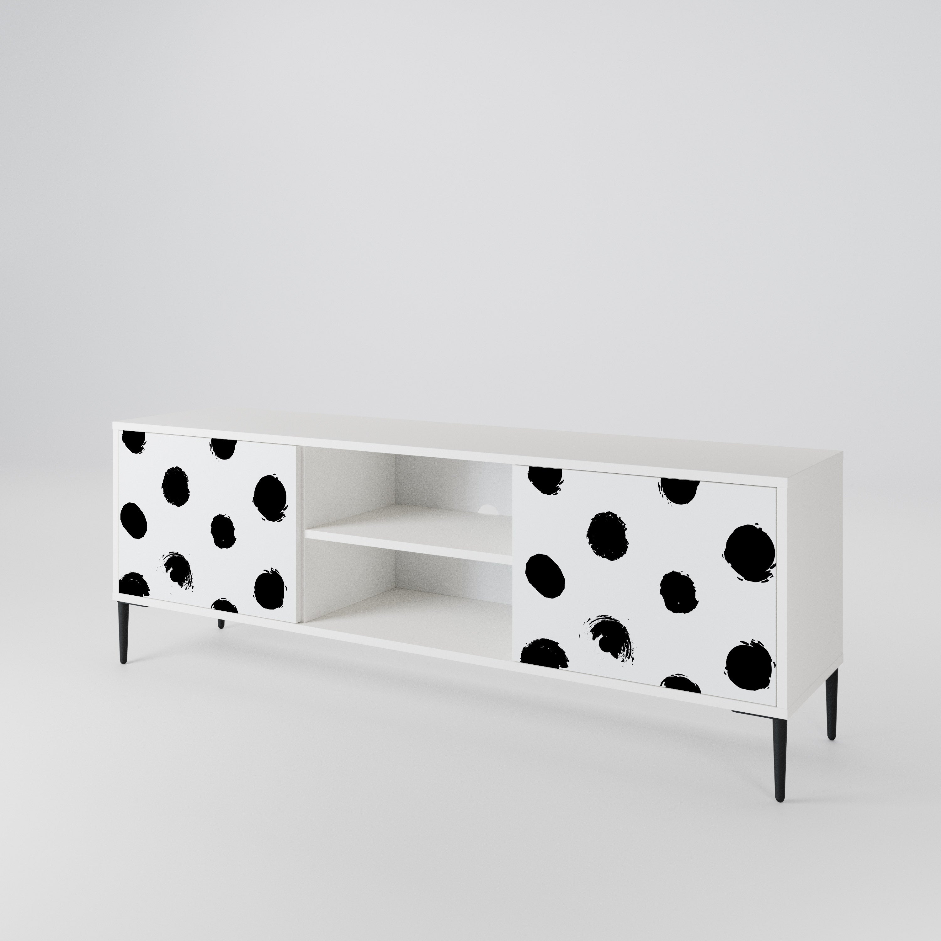 SLIPPING MINUTES Mueble de TV de 2 Puertas
