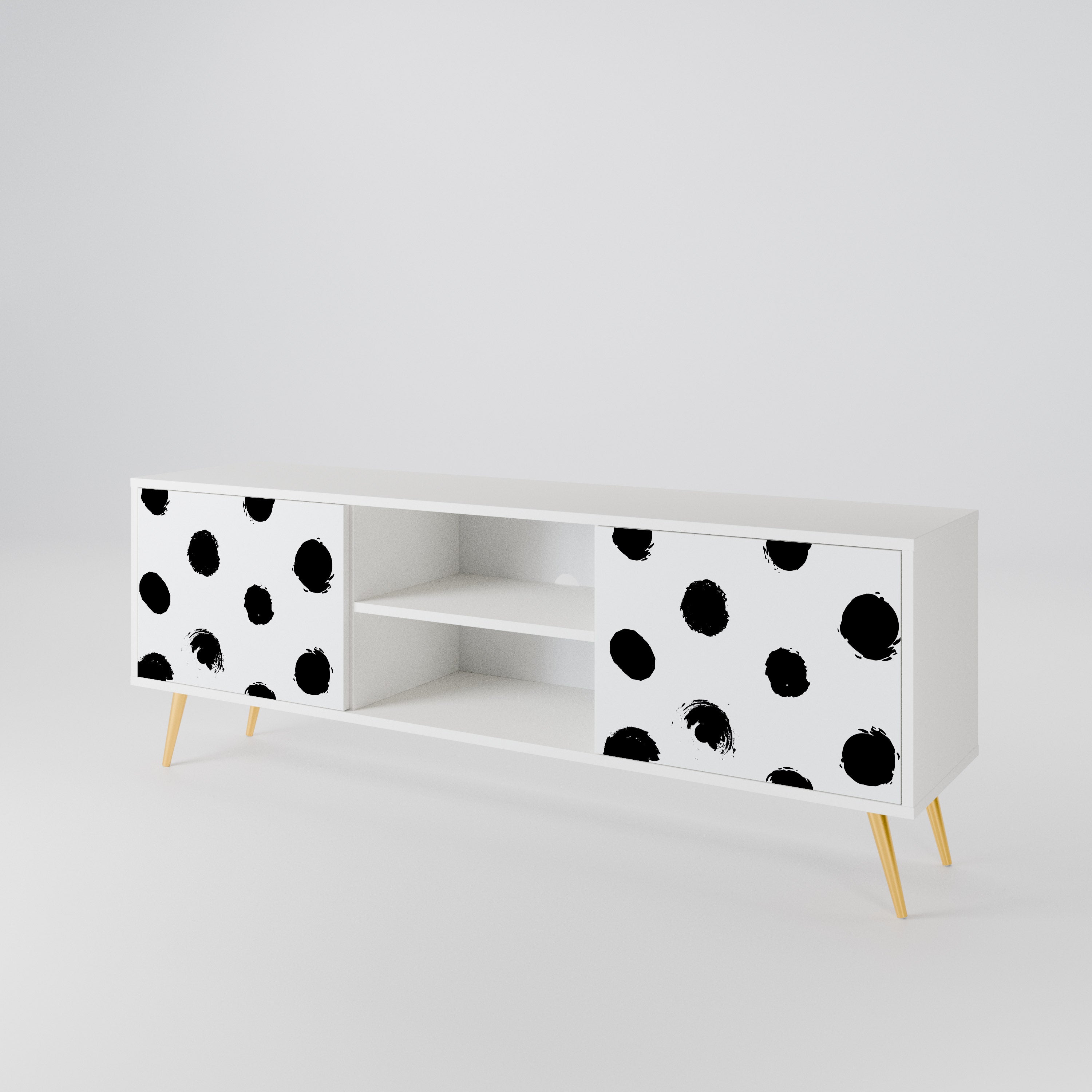 SLIPPING MINUTES Mueble de TV de 2 Puertas