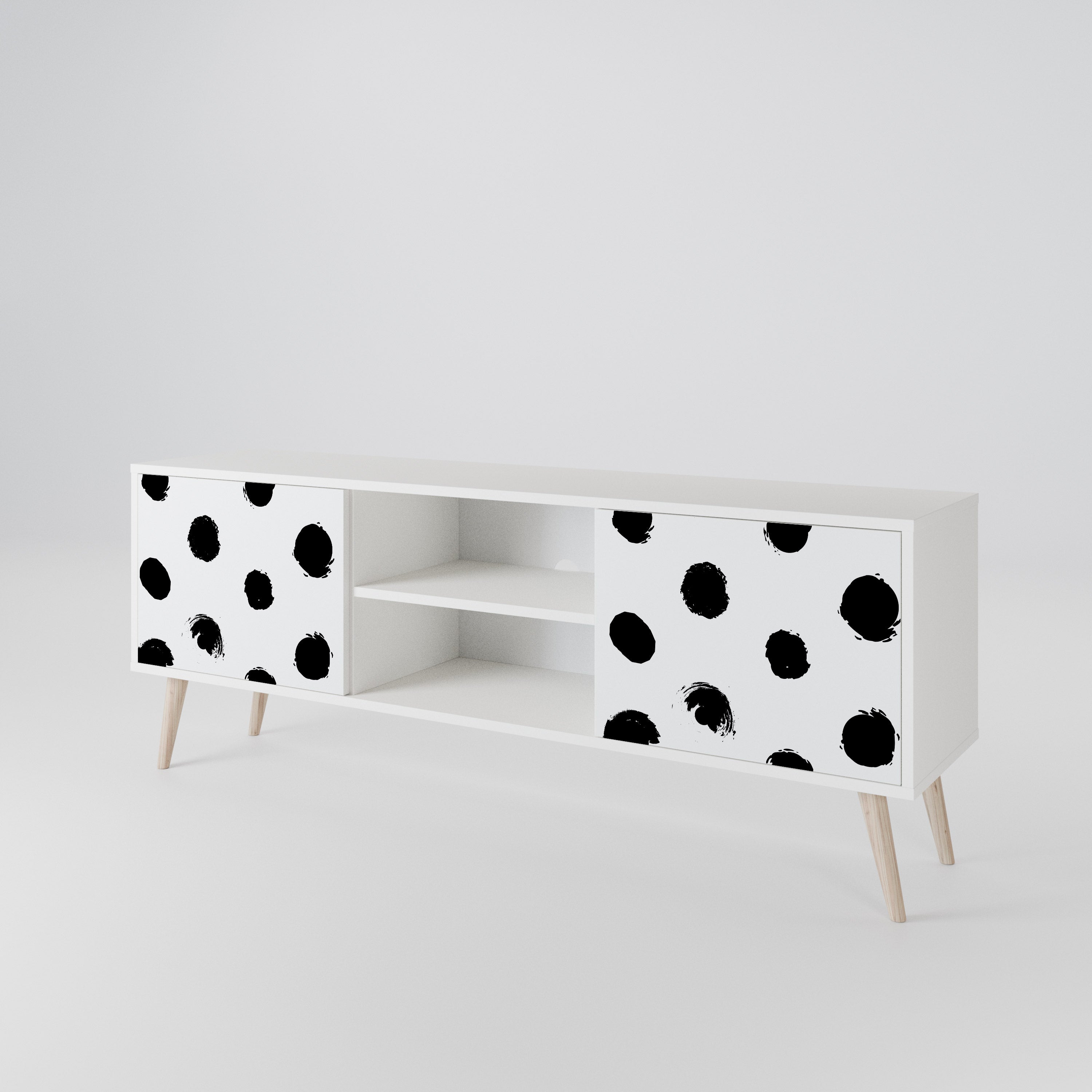 SLIPPING MINUTES Mueble de TV de 2 Puertas