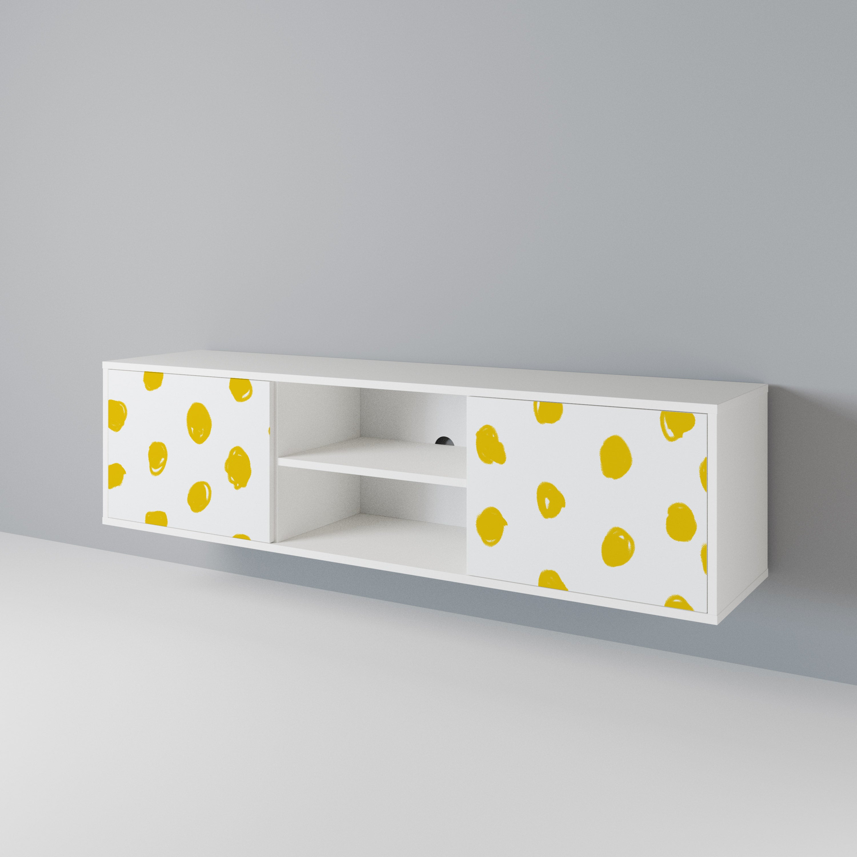 RADIANT REVERIE Mueble de TV de 2 Puertas