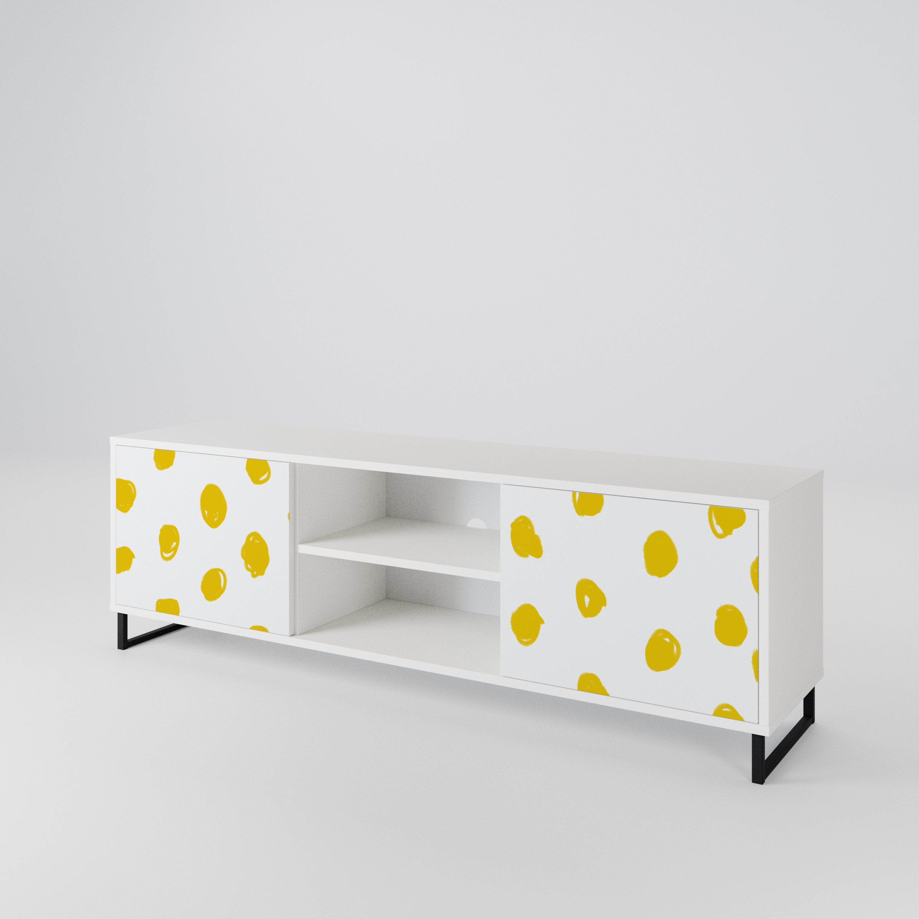 RADIANT REVERIE Mueble de TV de 2 Puertas