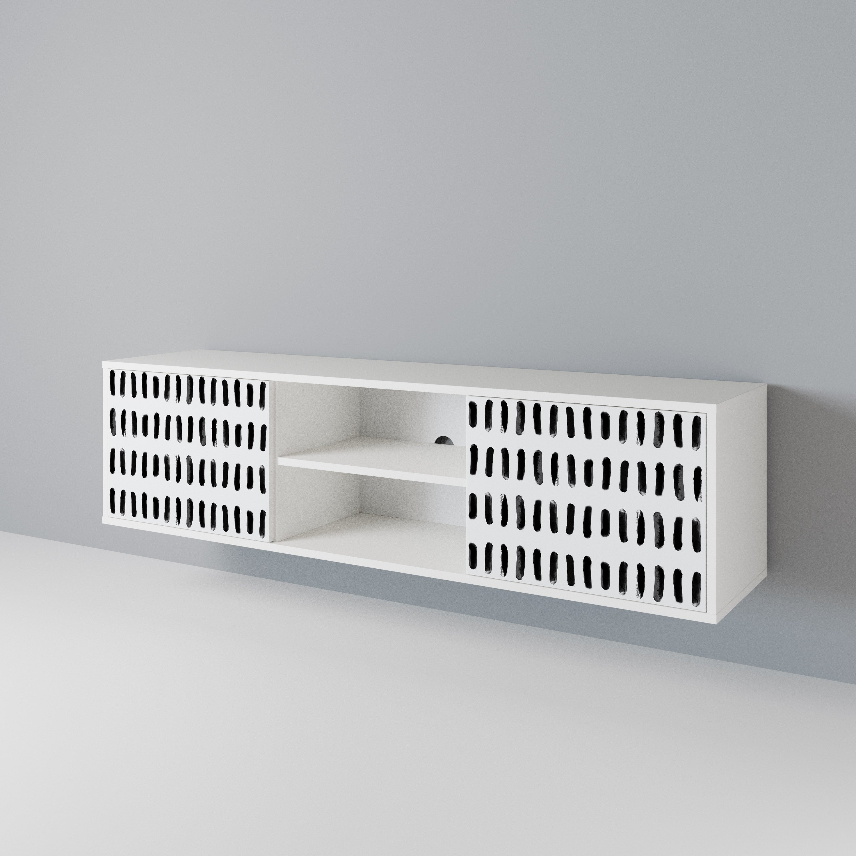 NIGHTY MELODIES Mueble de TV de 2 Puertas