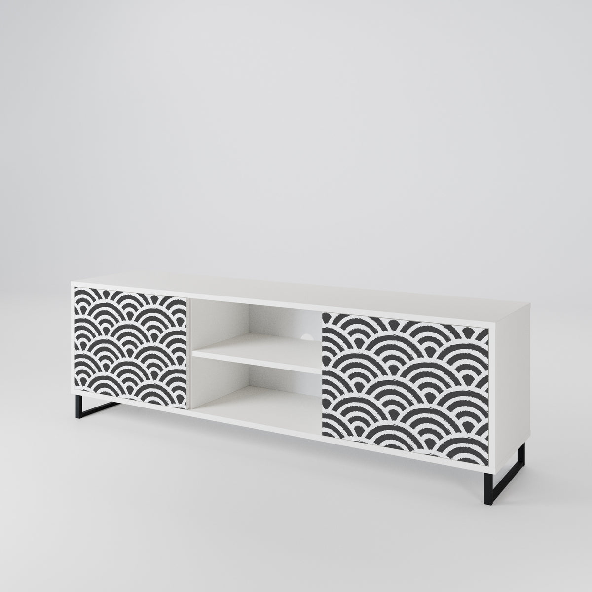 GLOOMY HOST 2-Door TV Cabinet