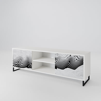 MONOCHROME MIRAGE Mueble de TV de 2 Puertas