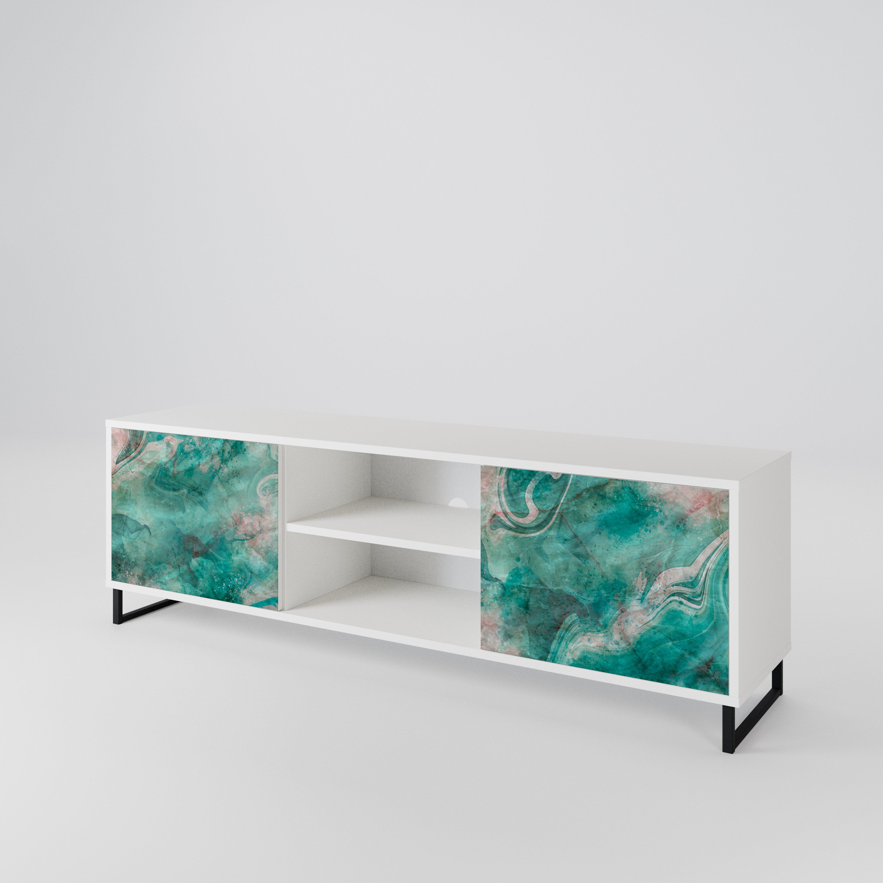 ABSTRACT ALCHEMY Mueble de TV de 2 Puertas