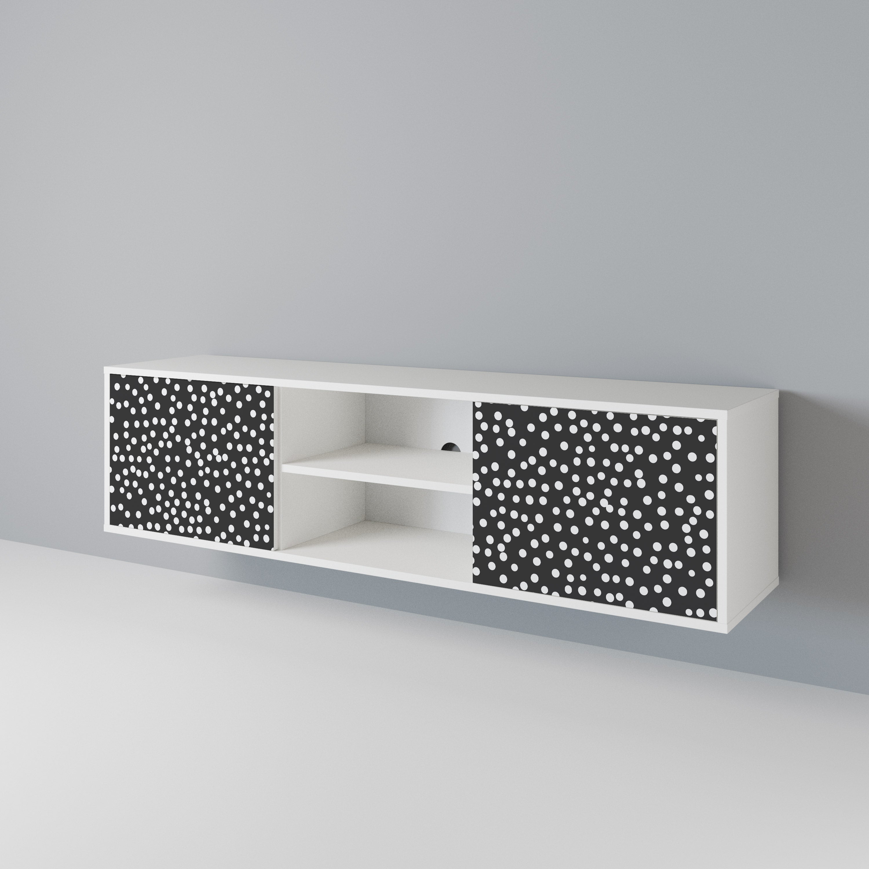 BLINDING LIGHTS Mueble de TV de 2 Puertas