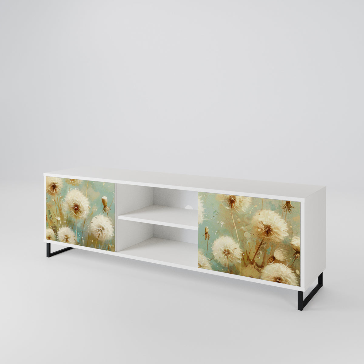 DREAMY MEADOW Mueble de TV de 2 Puertas