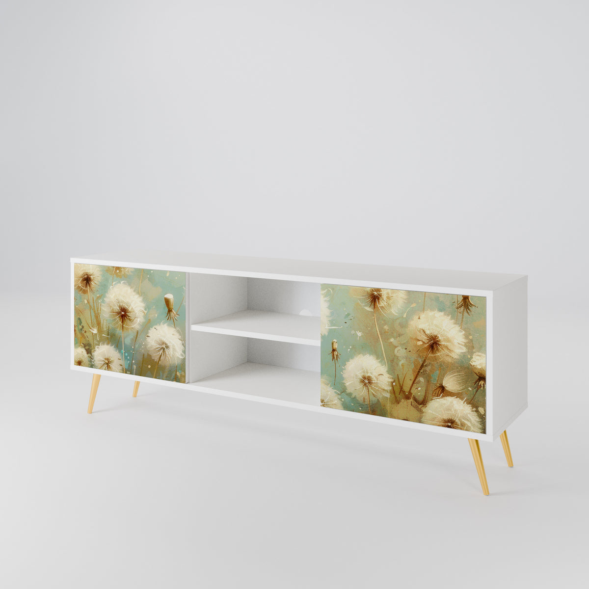 DREAMY MEADOW Mueble de TV de 2 Puertas