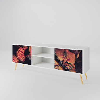 NEVERENDING BLOOM Mueble de TV de 2 Puertas