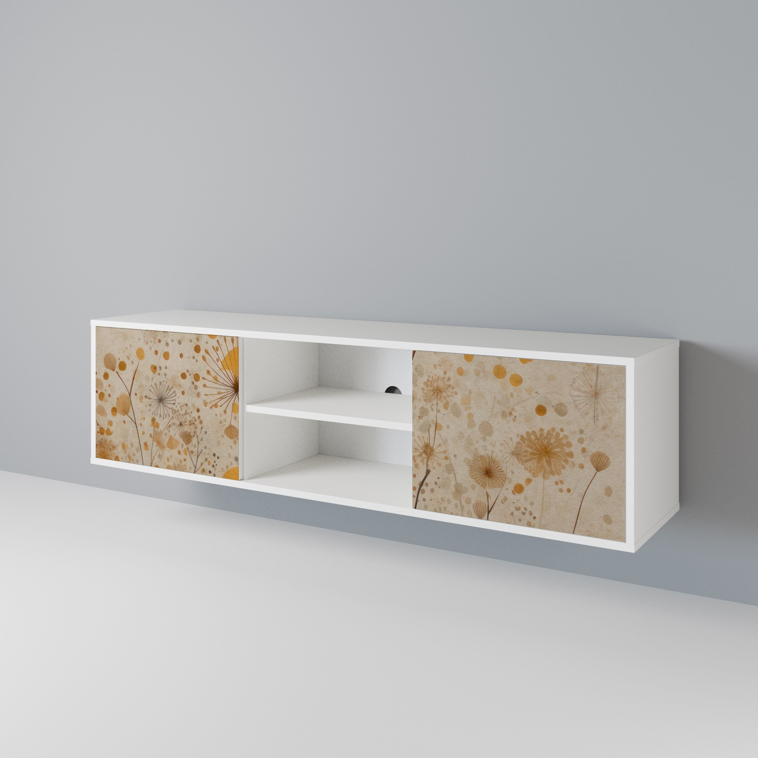 MORNING GLADE Mueble de TV de 2 Puertas