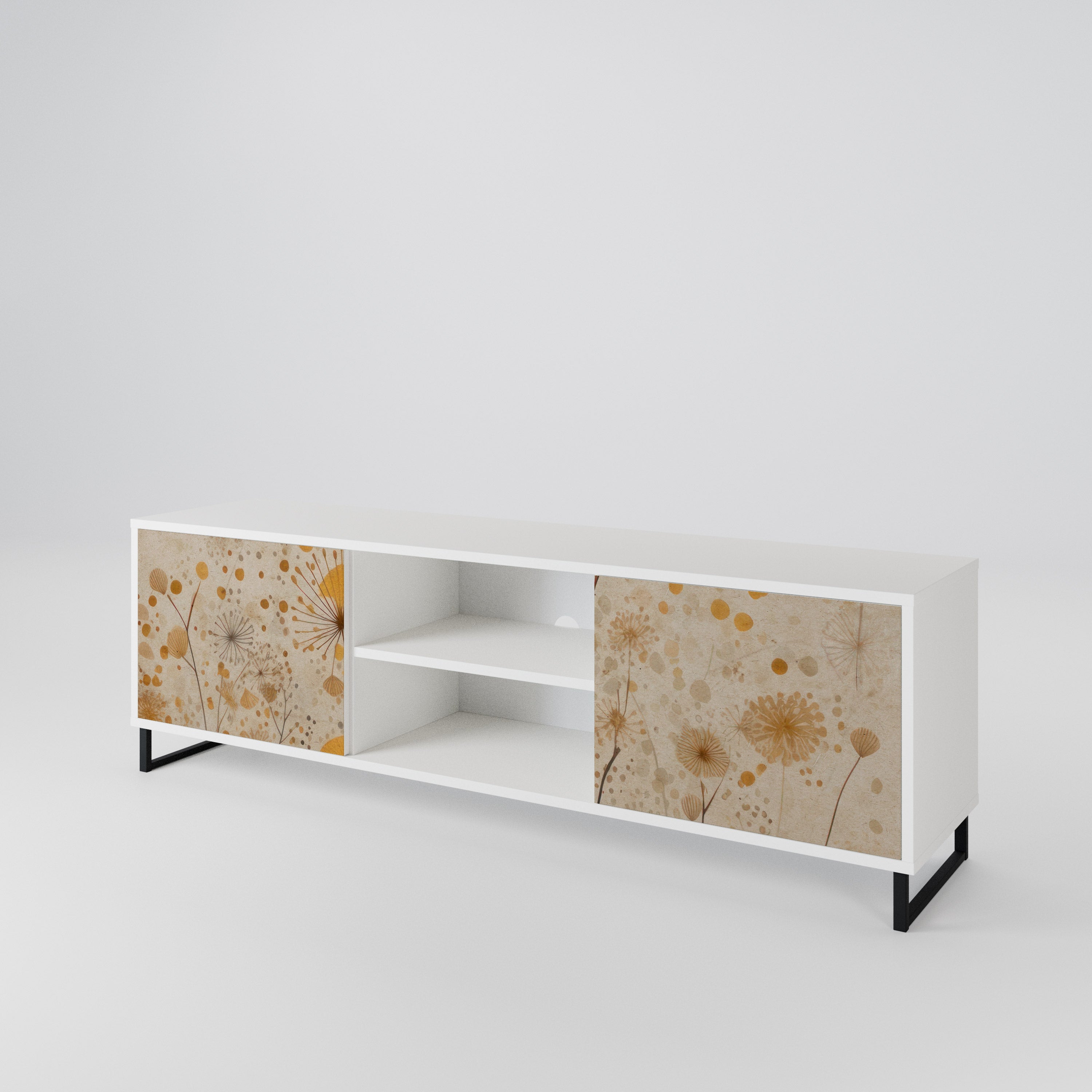 MORNING GLADE Mueble de TV de 2 Puertas