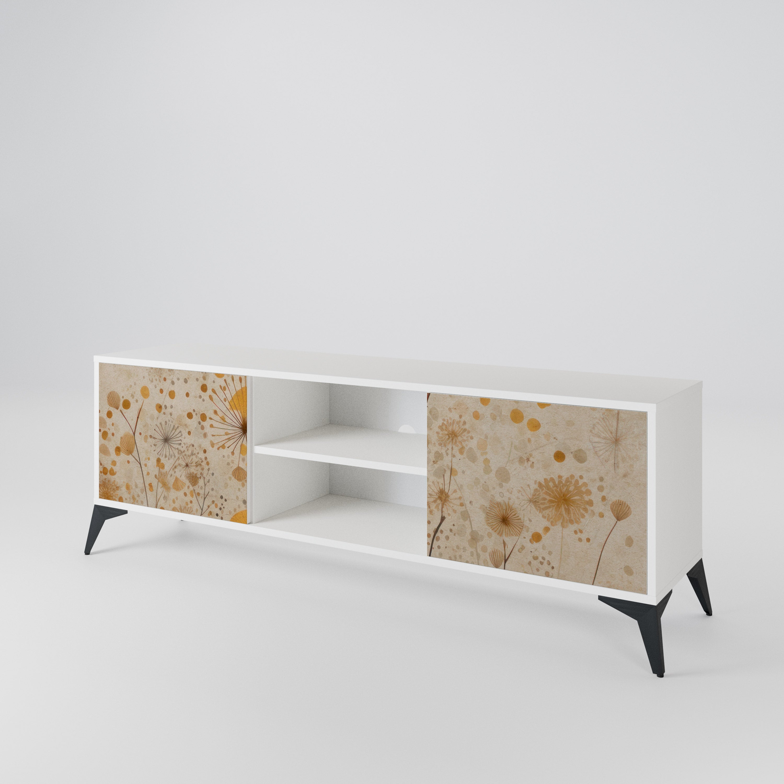 MORNING GLADE Mueble de TV de 2 Puertas