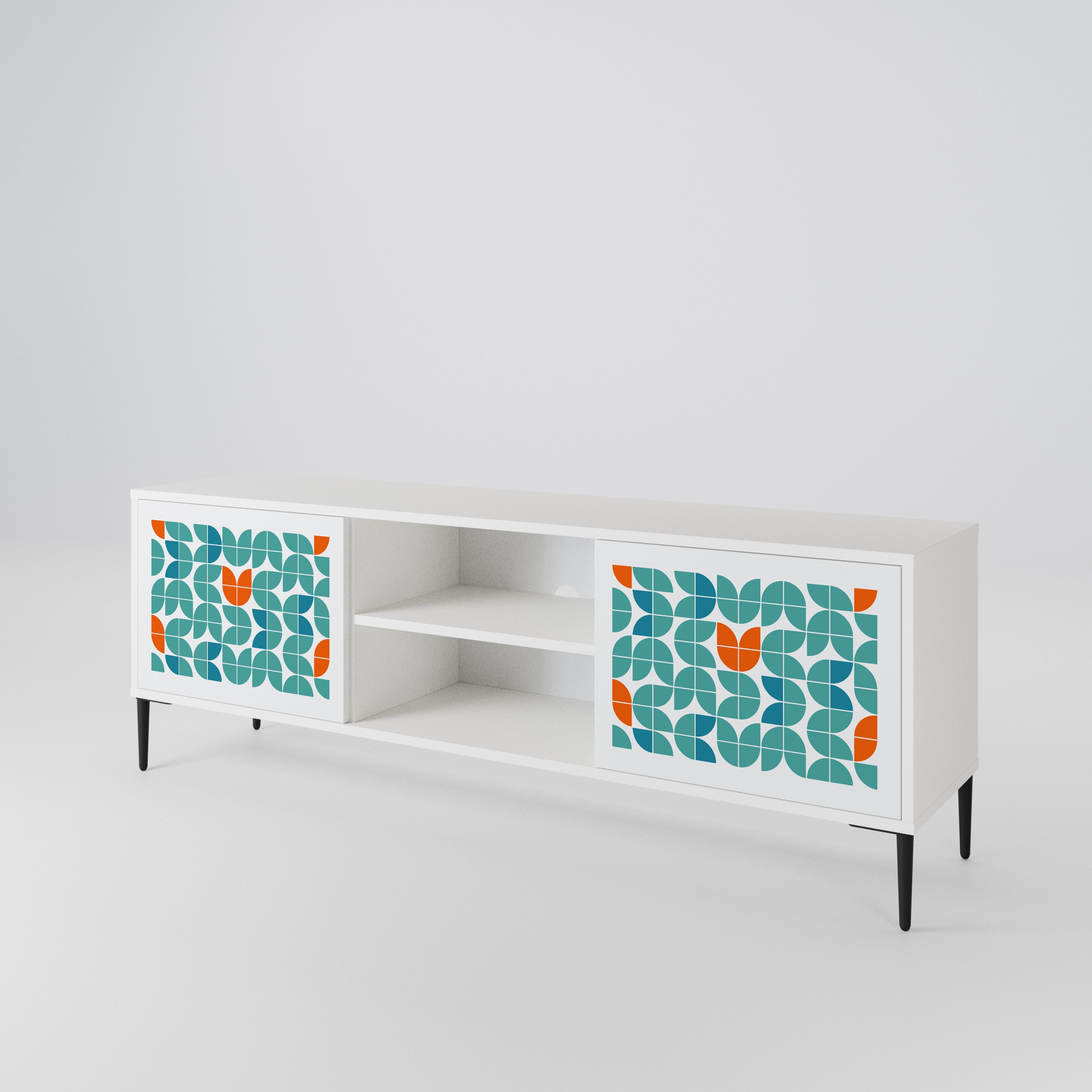 BE THE CHANGE Mueble de TV de 2 Puertas