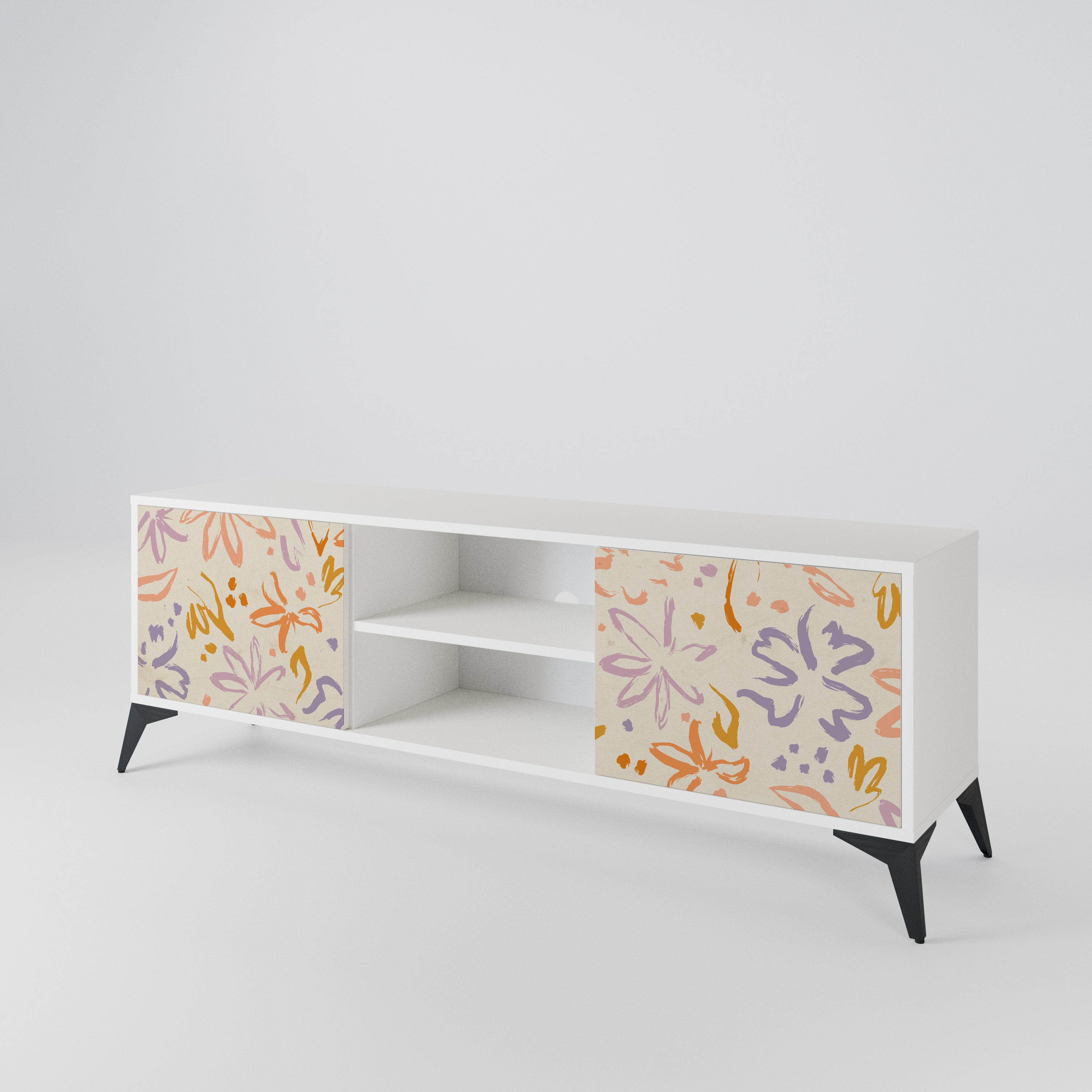 SPRING WHIMSY Mueble de TV de 2 Puertas