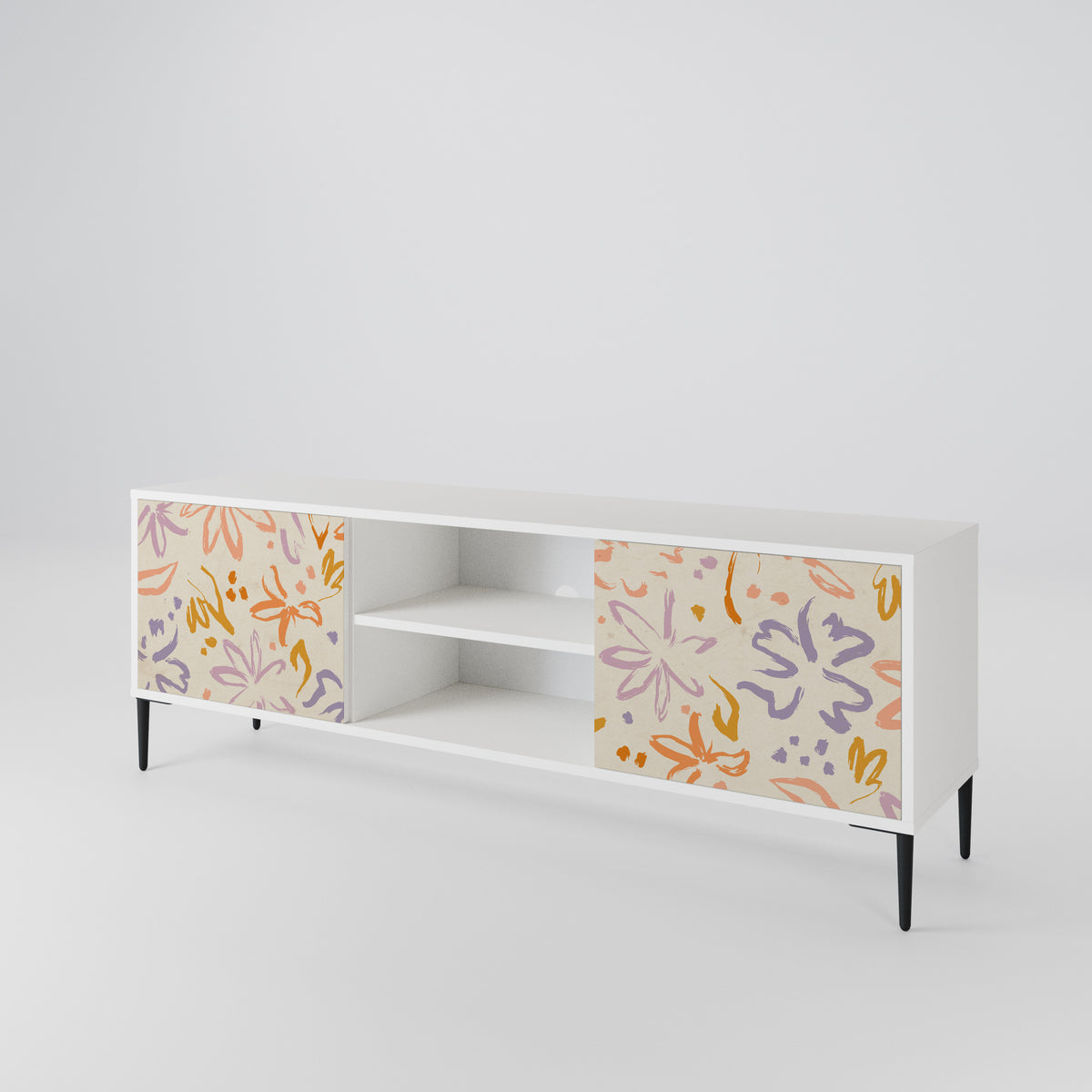 SPRING WHIMSY Mueble de TV de 2 Puertas