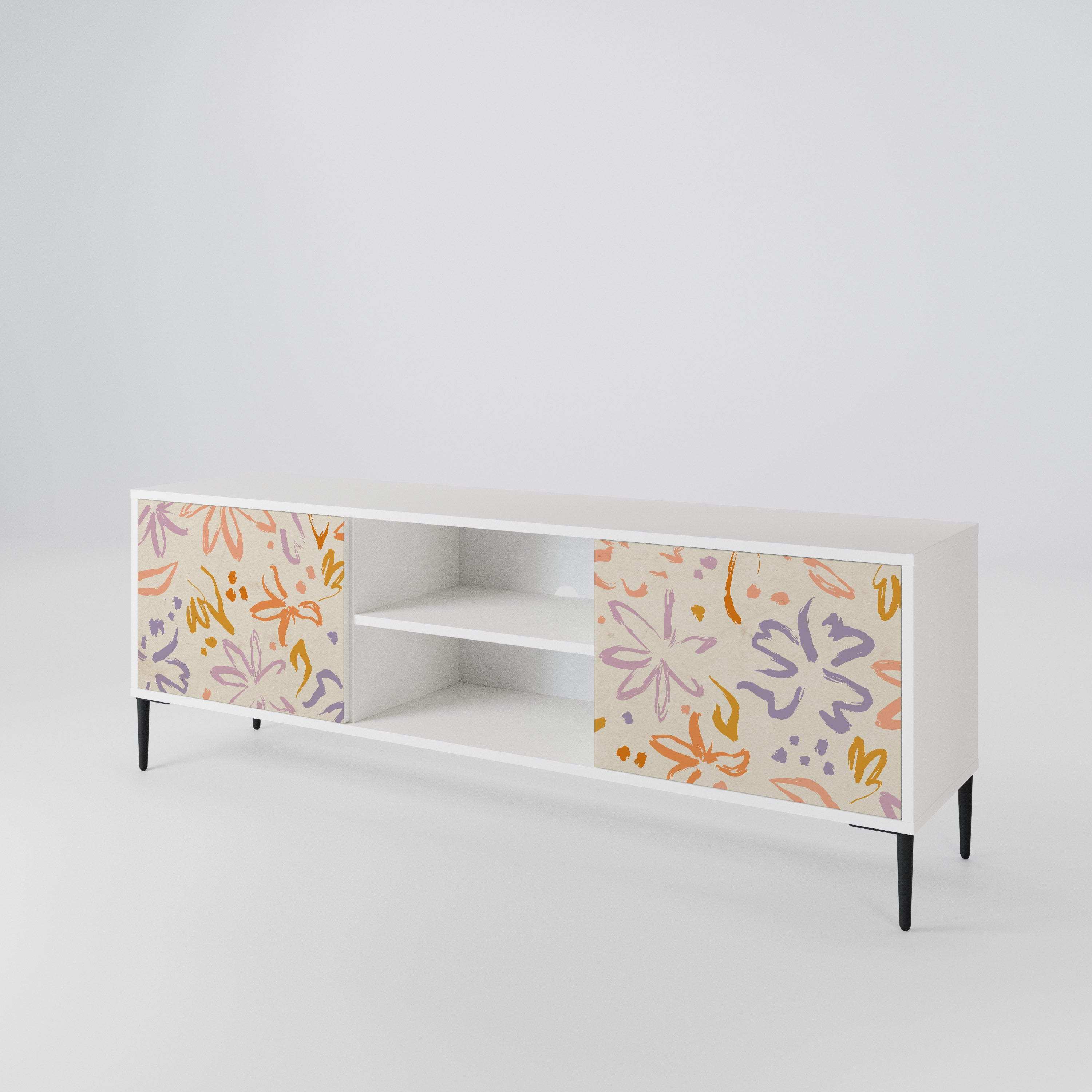 SPRING WHIMSY Mueble de TV de 2 Puertas
