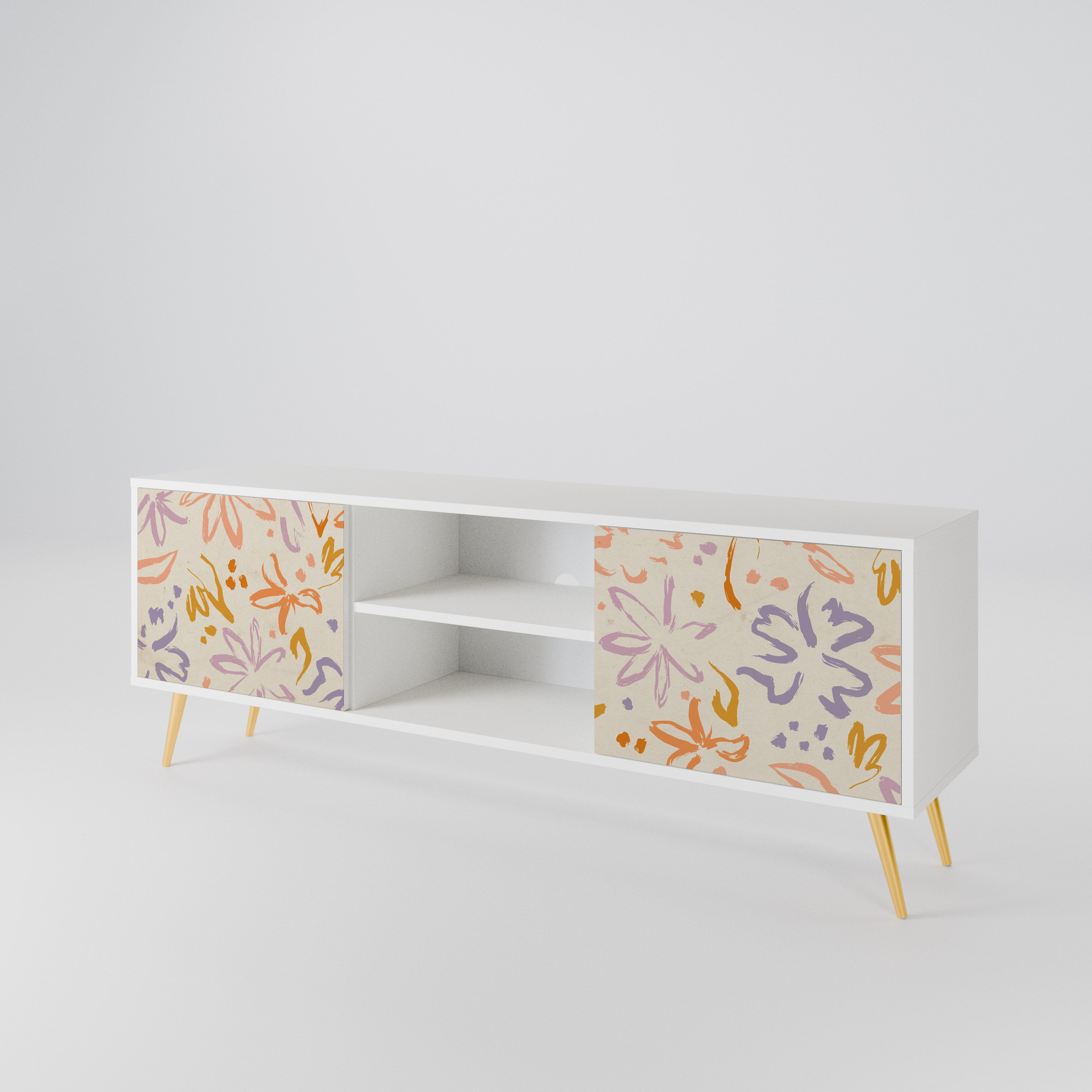 SPRING WHIMSY Mueble de TV de 2 Puertas