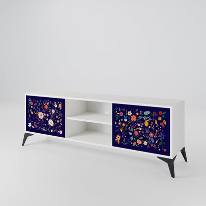 FLORAL COMBINATION Mueble de TV de 2 Puertas