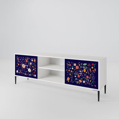 FLORAL COMBINATION Mueble de TV de 2 Puertas