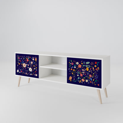 FLORAL COMBINATION Mueble de TV de 2 Puertas