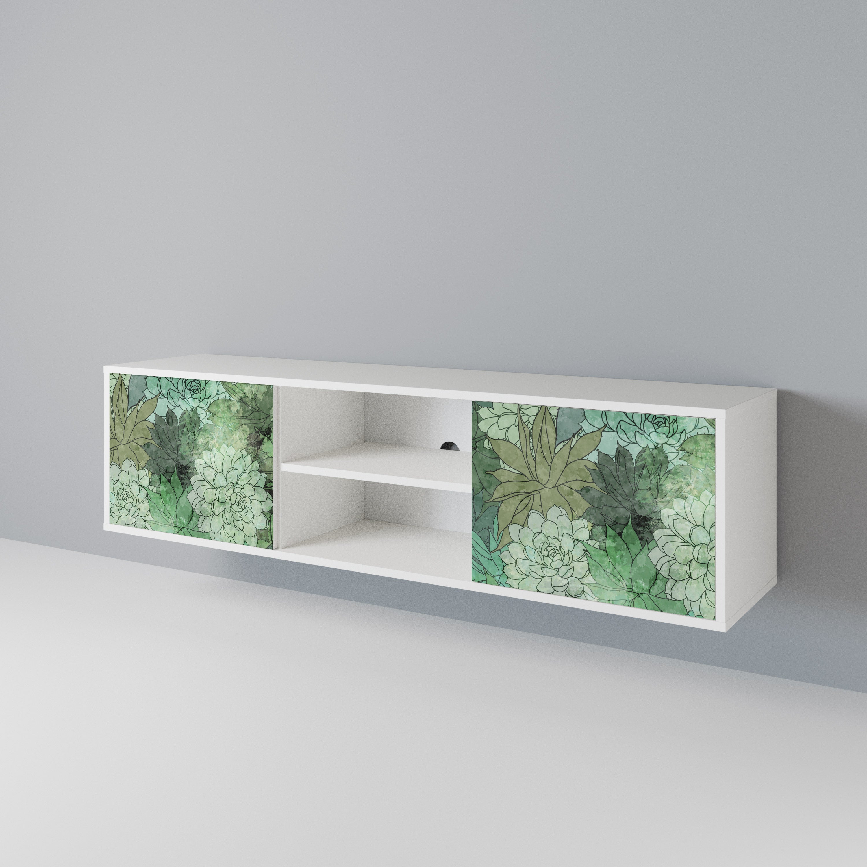 SUCCULENT CLUSTER Mueble de TV de 2 Puertas