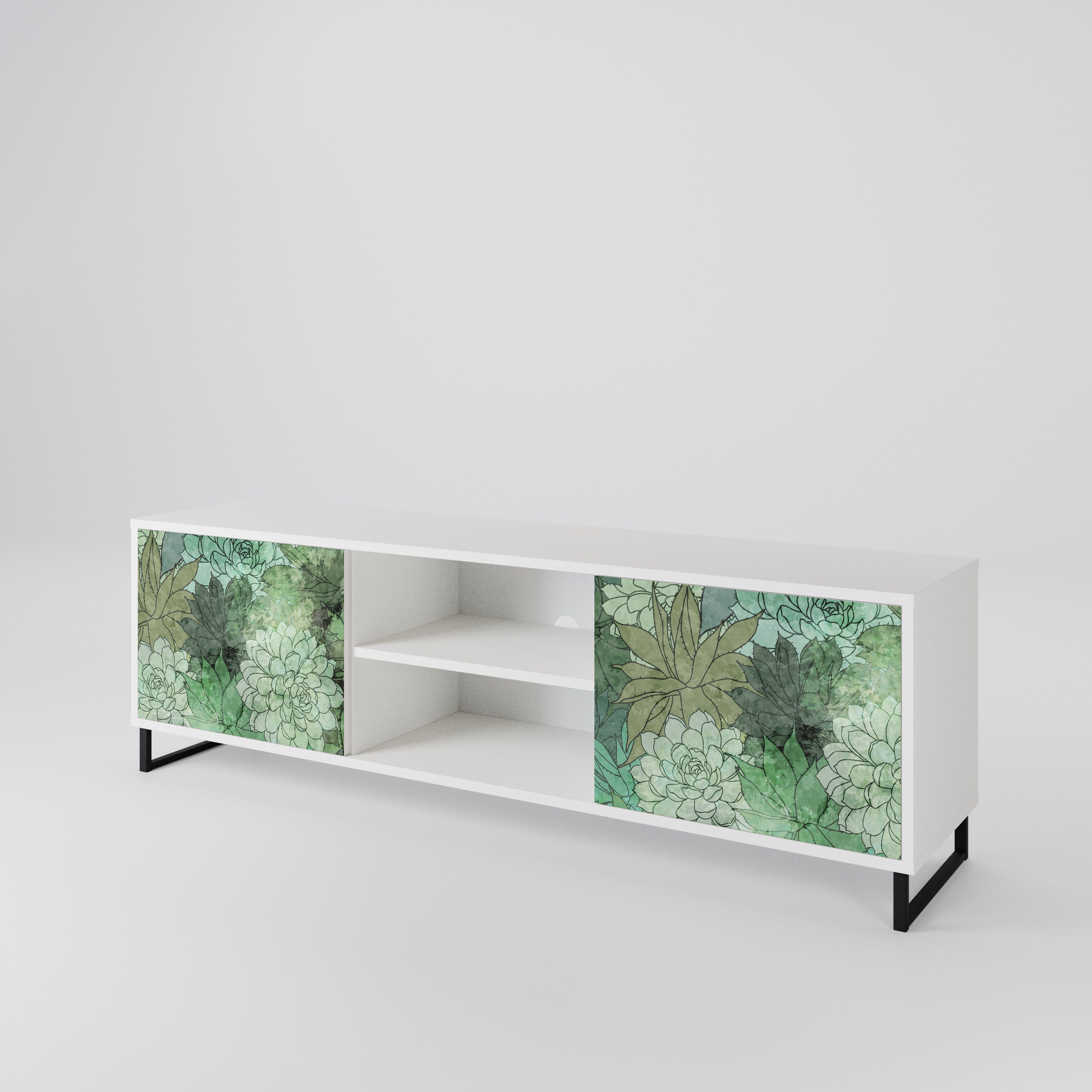 SUCCULENT CLUSTER Mueble de TV de 2 Puertas