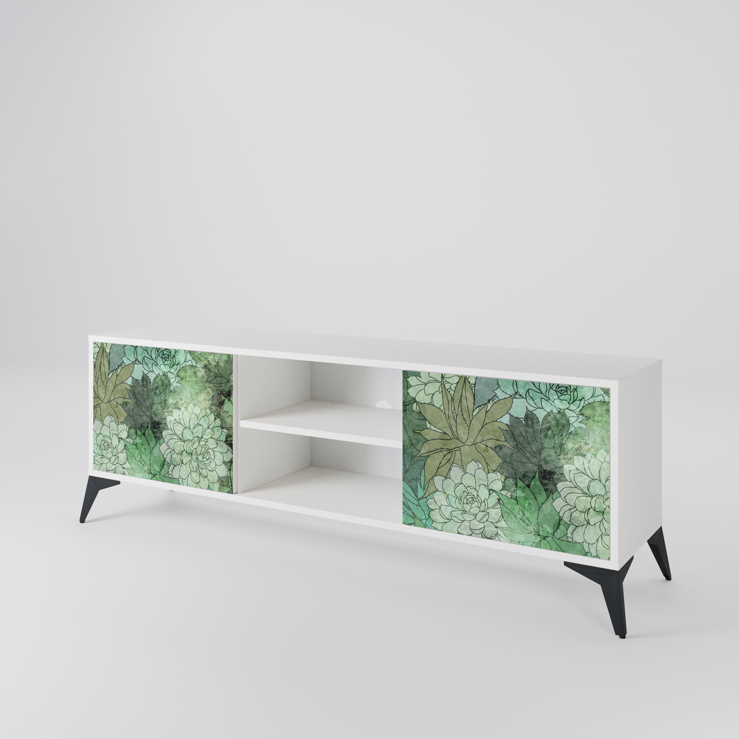 SUCCULENT CLUSTER Mueble de TV de 2 Puertas