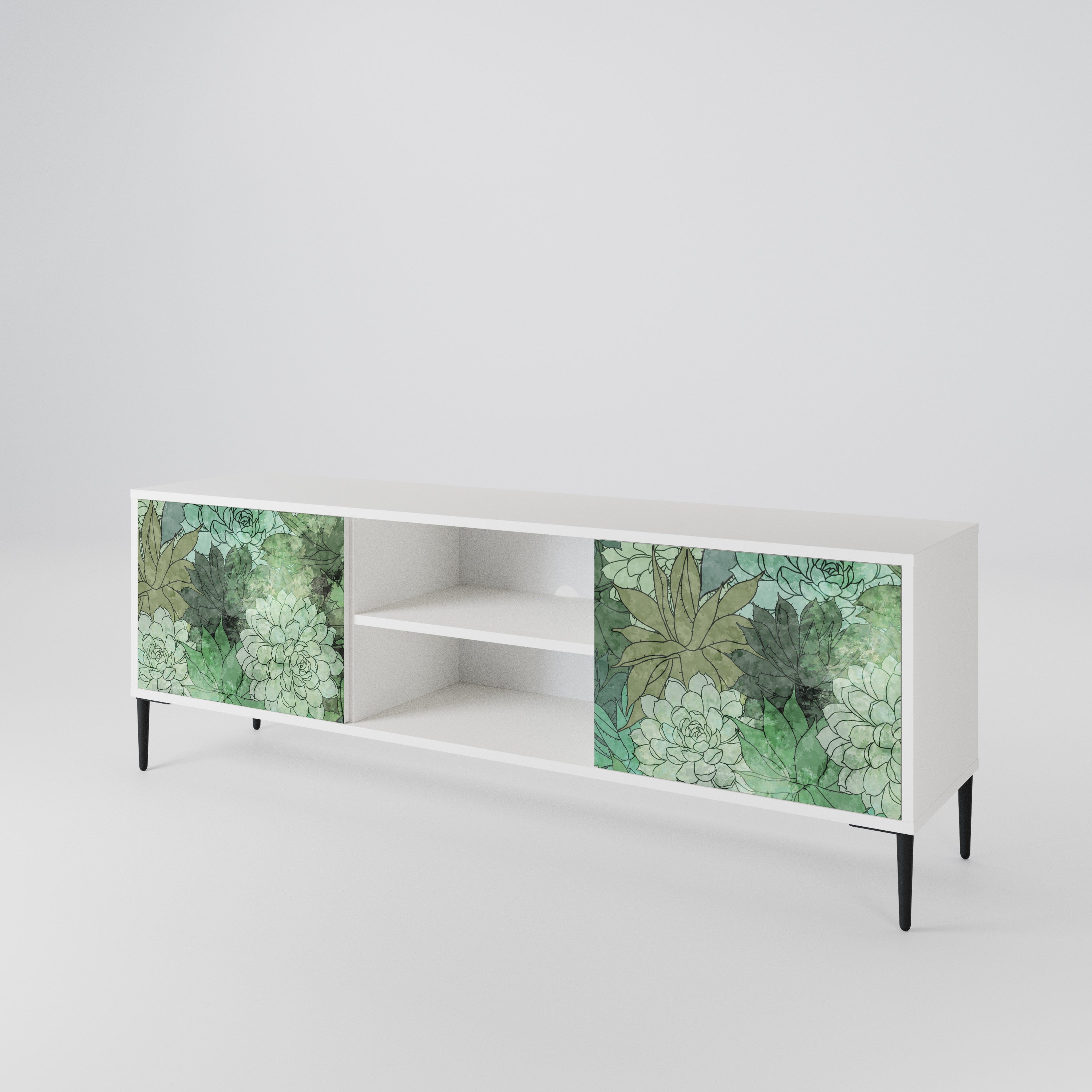 SUCCULENT CLUSTER Mueble de TV de 2 Puertas