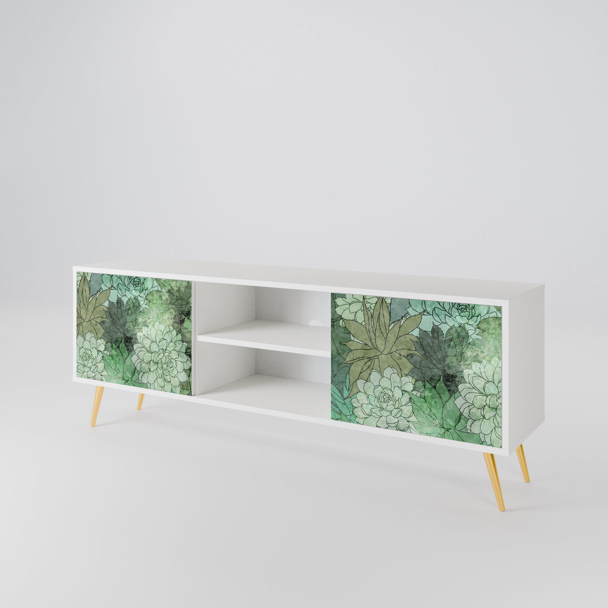 SUCCULENT CLUSTER Mueble de TV de 2 Puertas